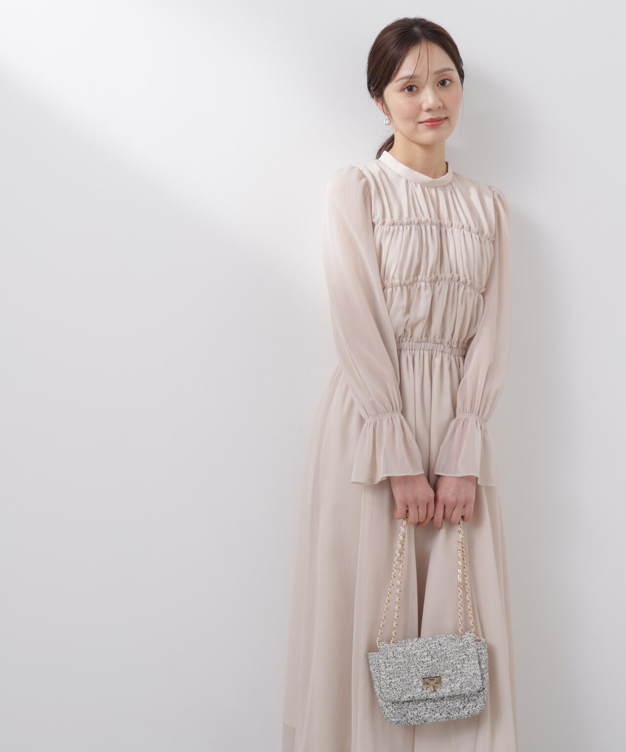 シアーシャーリングワンピース
