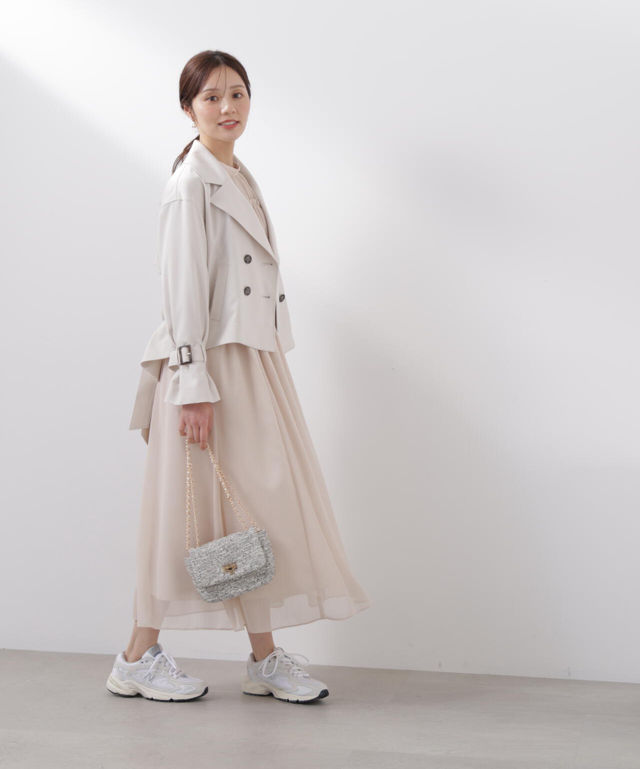 シアーシャーリングワンピース