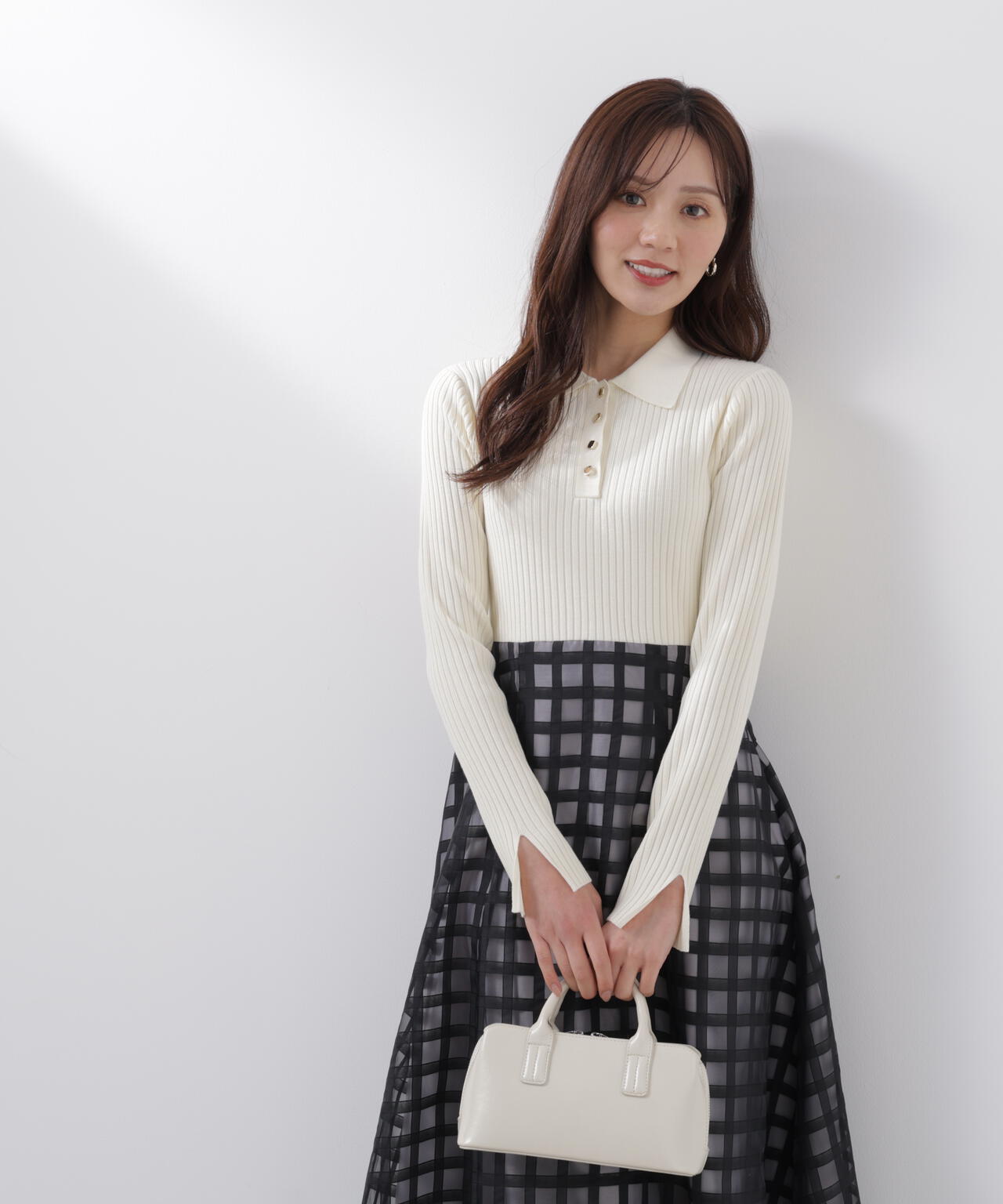 ポロカラーニットワンピース | PROPORTION BODY DRESSING