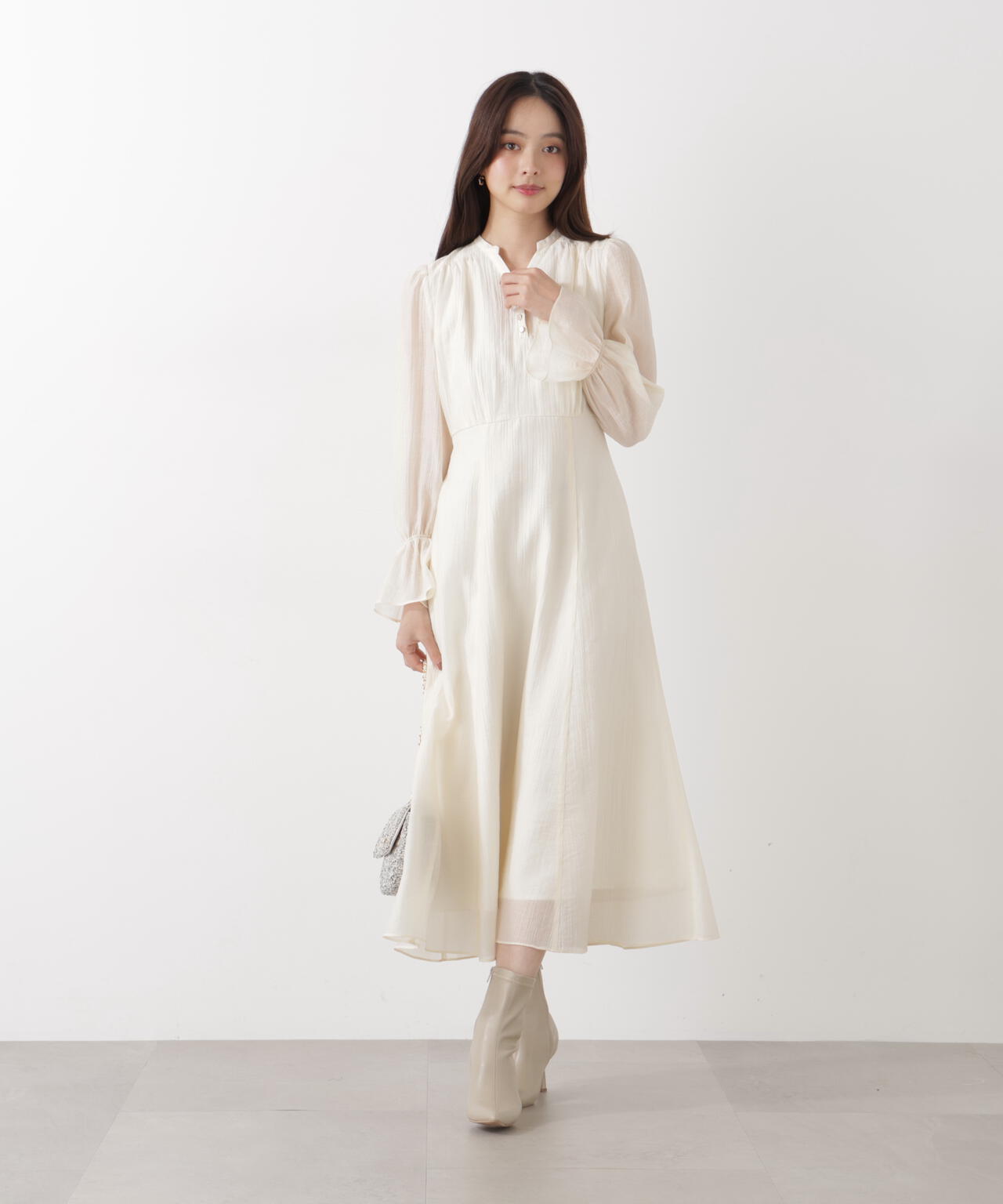 バックレースアップレディワンピース | PROPORTION BODY DRESSING