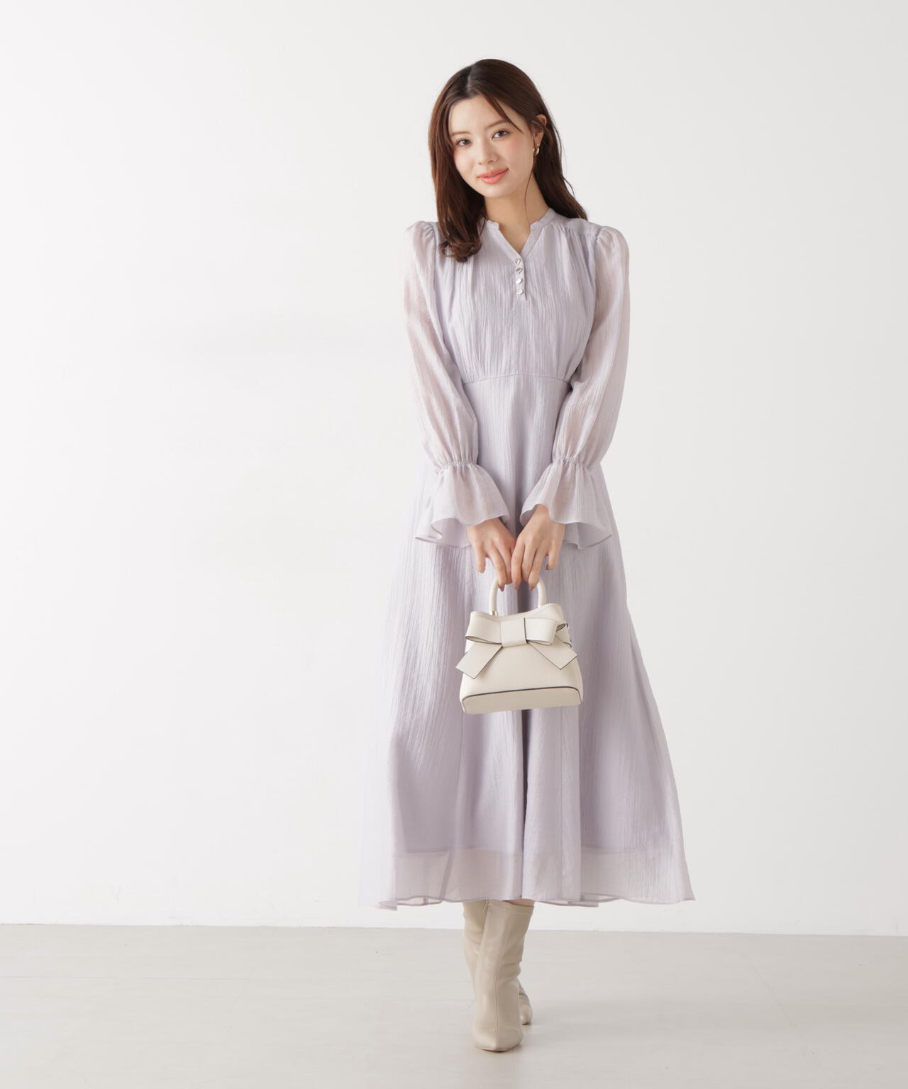 バックレースアップレディワンピース | PROPORTION BODY DRESSING