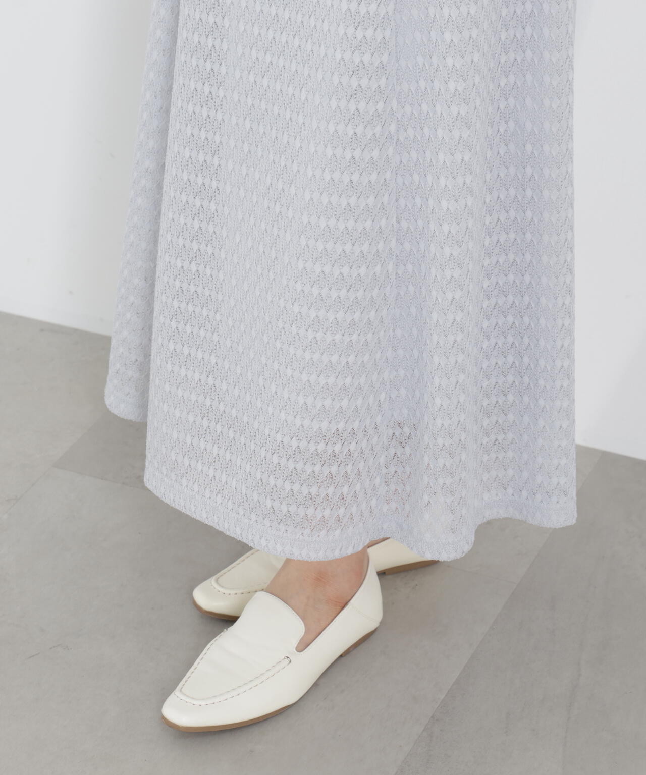 ストレッチレース襟付きワンピース | PROPORTION BODY DRESSING