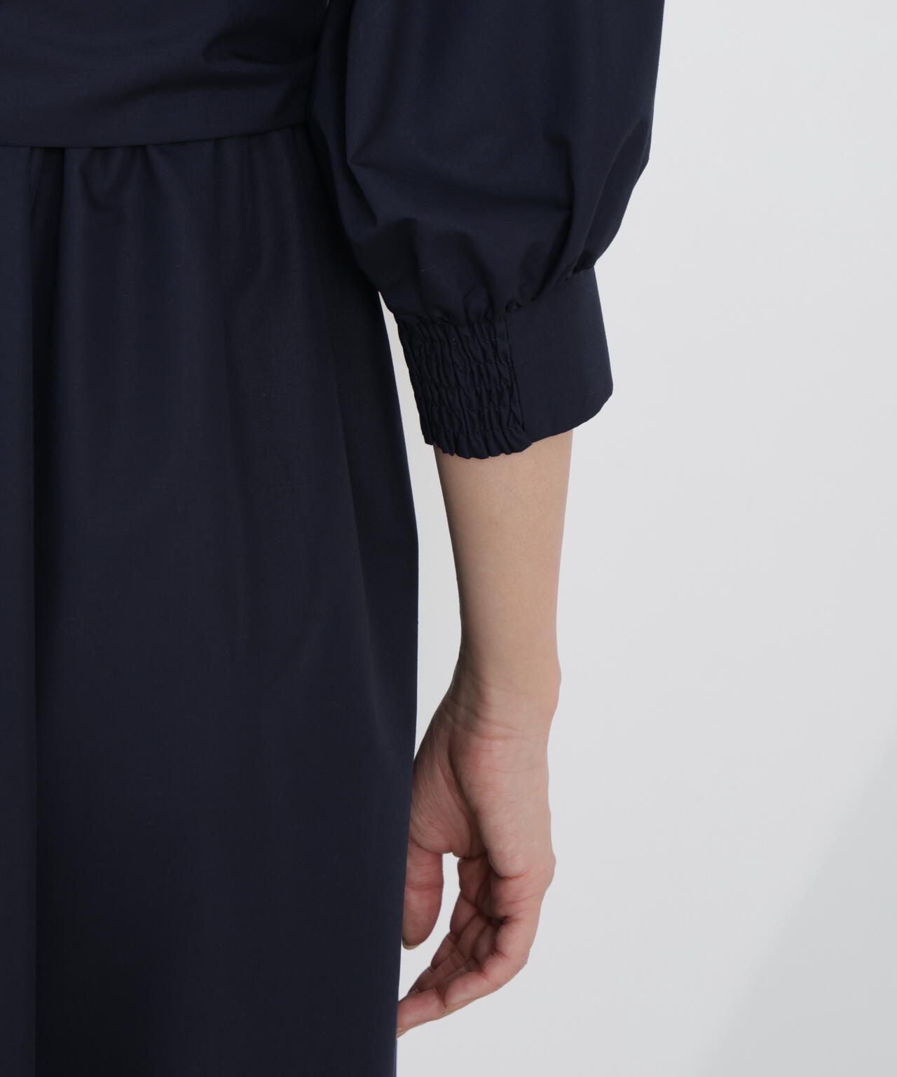 リボン付きシャツワンピース【WEB・一部店舗限定】