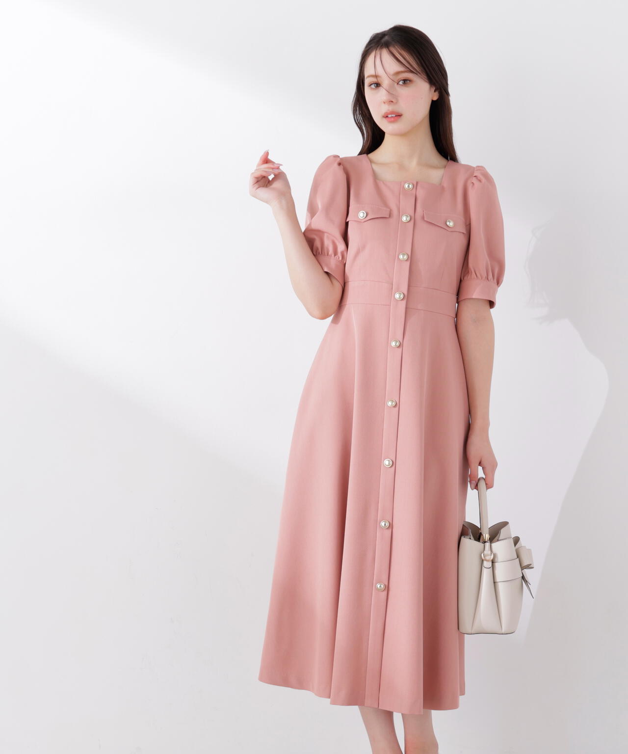 フロント釦ワンピース | PROPORTION BODY DRESSING（プロポーション
