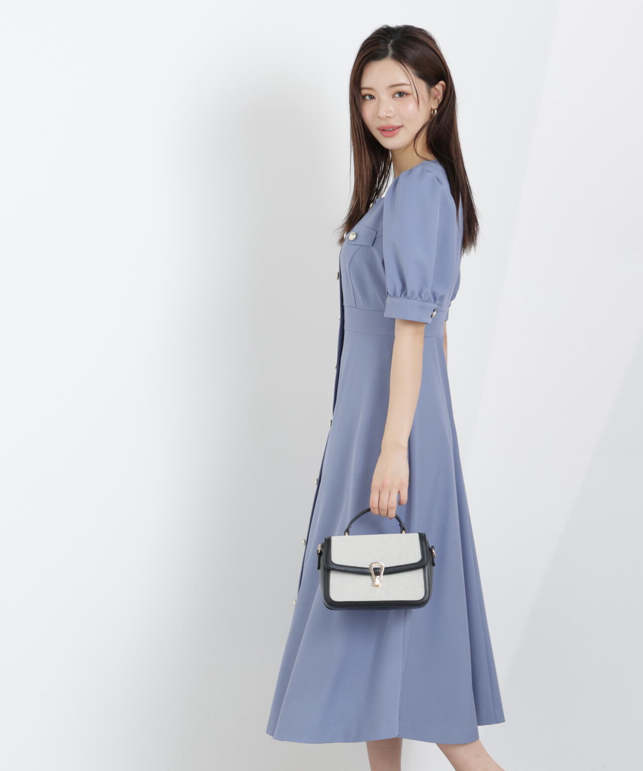 フロント釦ワンピース | PROPORTION BODY DRESSING（プロポーション