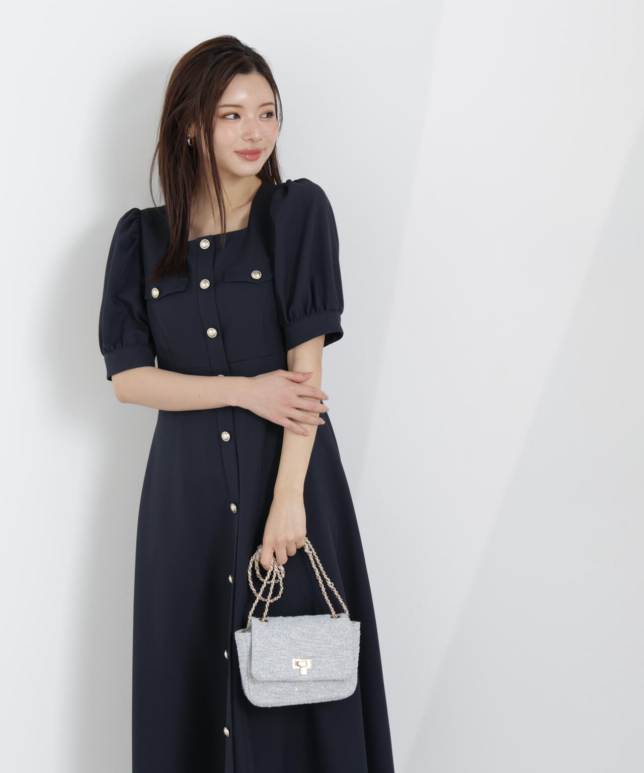 フロント釦ワンピース | PROPORTION BODY DRESSING（プロポーション