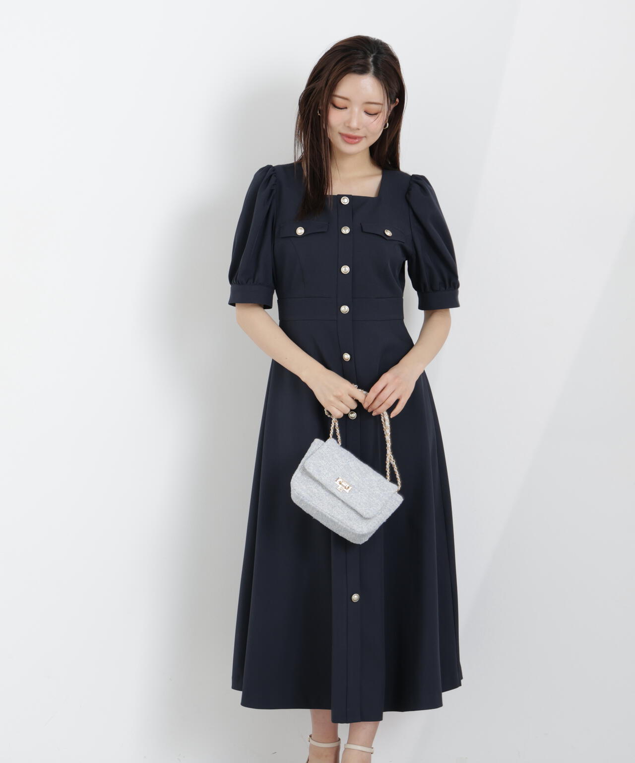 フロント釦ワンピース | PROPORTION BODY DRESSING（プロポーション