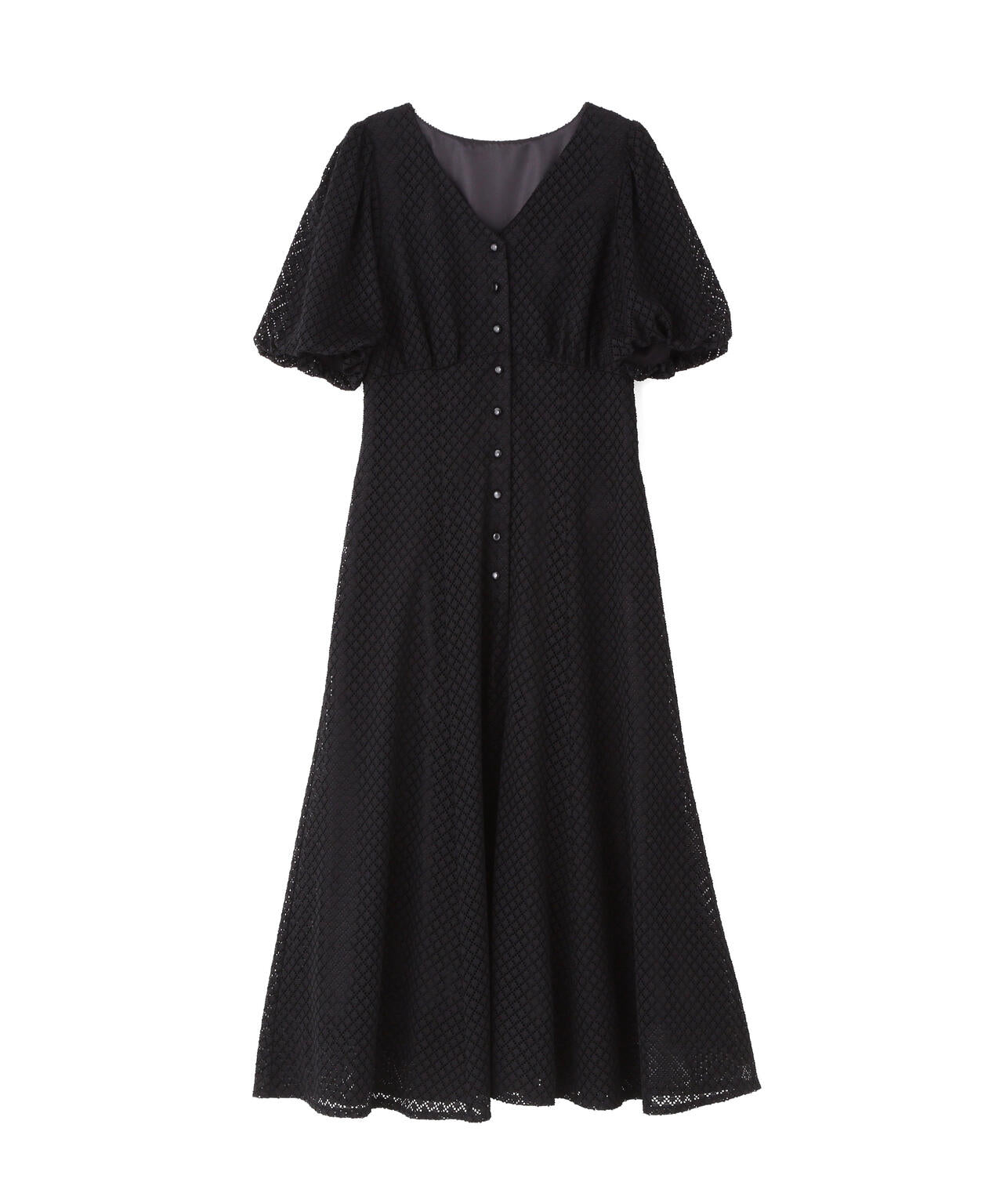 6/5～6/7 オンライン限定2buy10%OFF対象】パフスリーブフロント釦