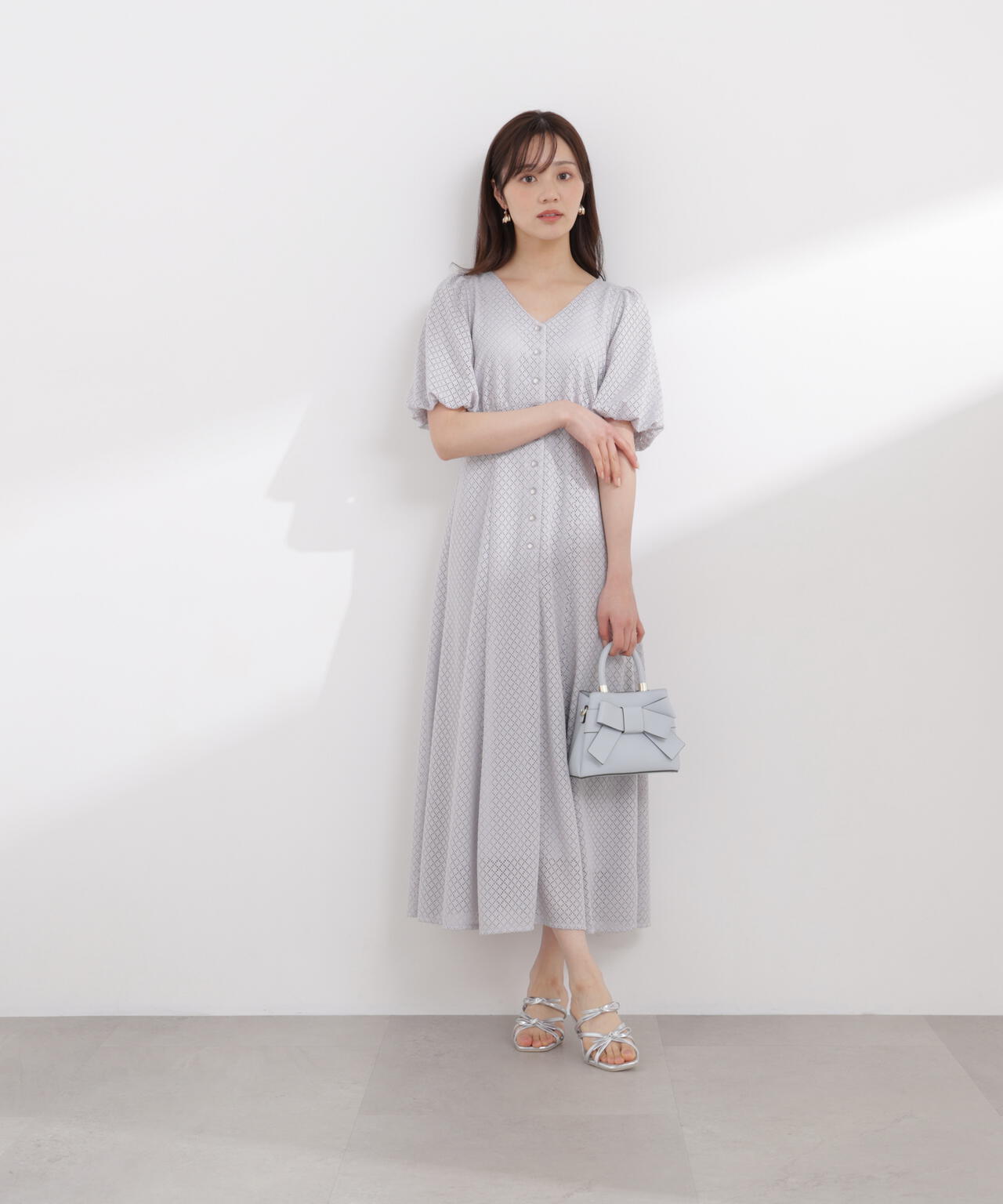 ✨美品✨パラスパレス　コーデュロイ　スプリングコート　ワンピース　比翼　日本製 vanityME.couture. バニティーミークチュール RUNA ロングドレス