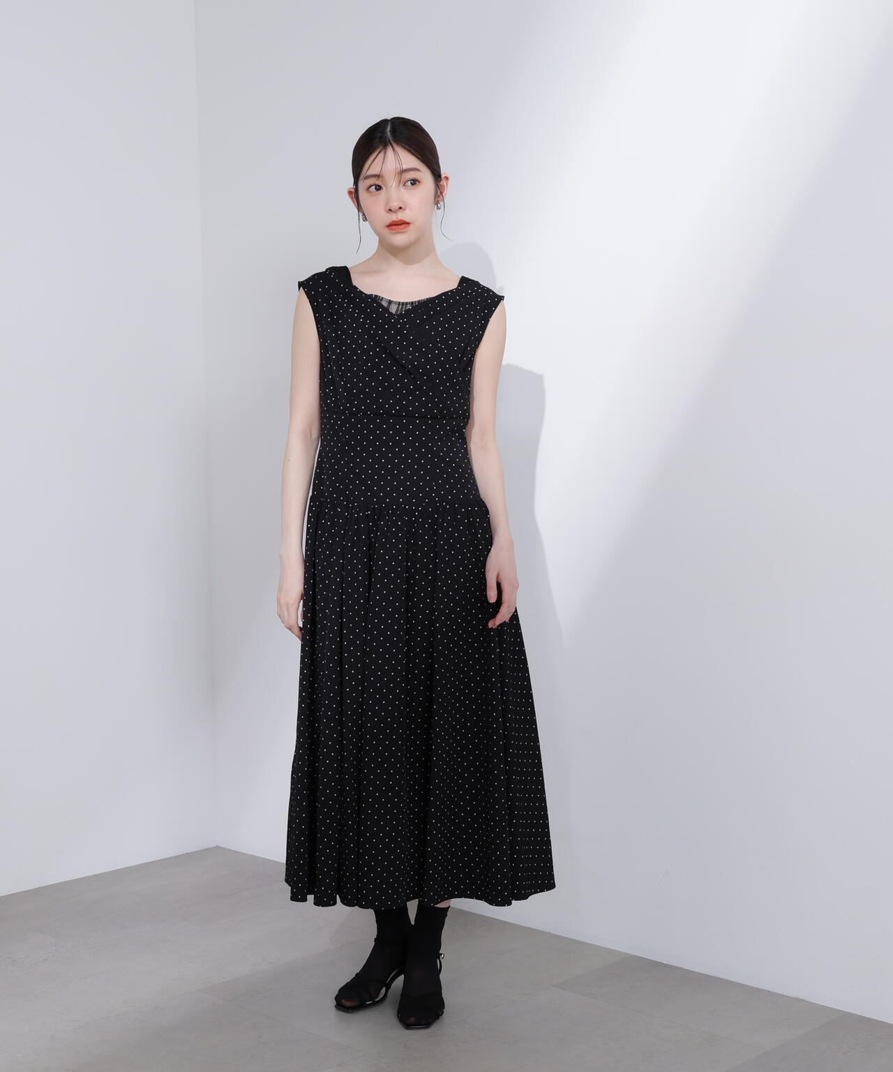 チュールレイヤードレディーワンピース | PROPORTION BODY DRESSING