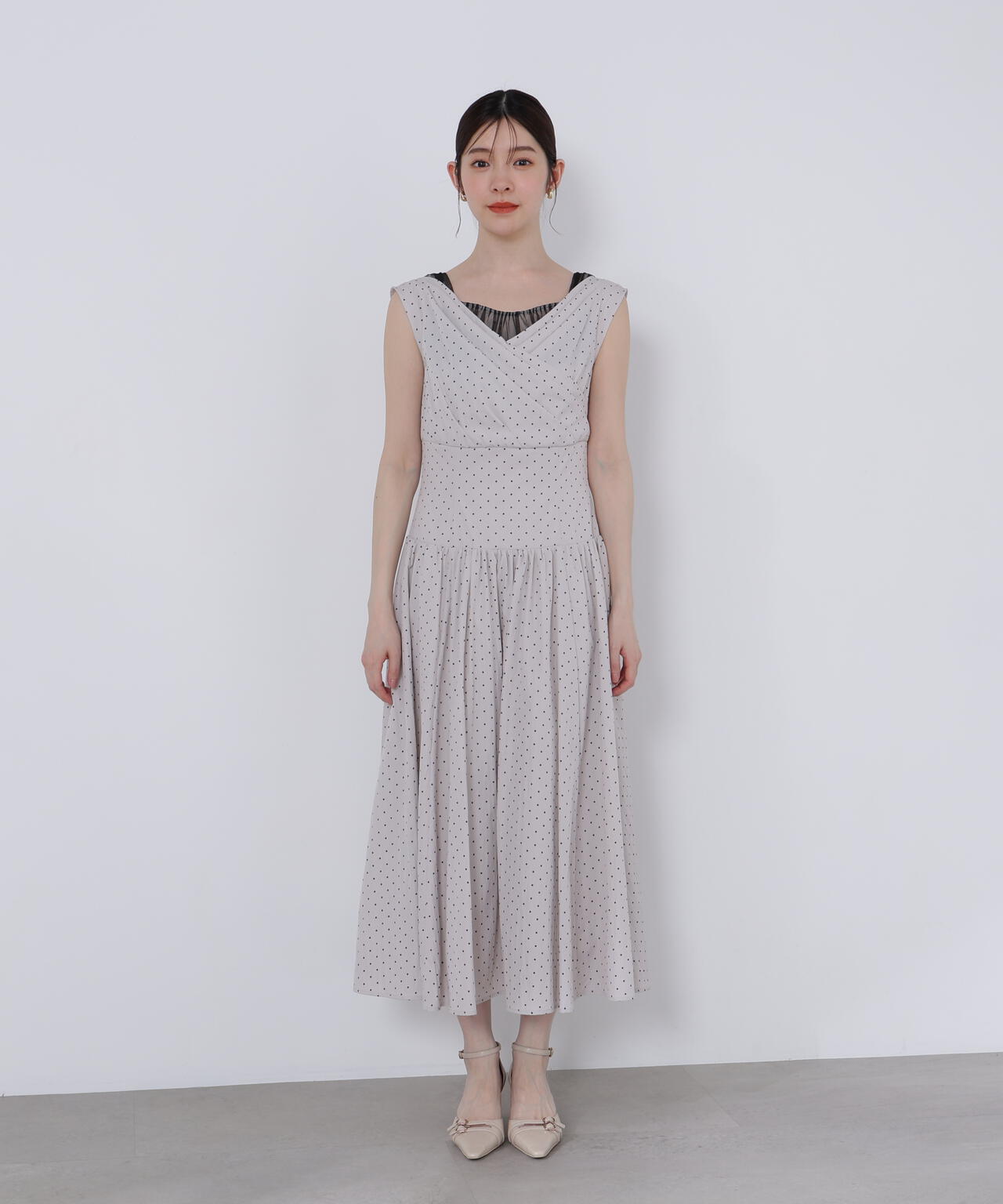 チュールレイヤードレディーワンピース | PROPORTION BODY DRESSING