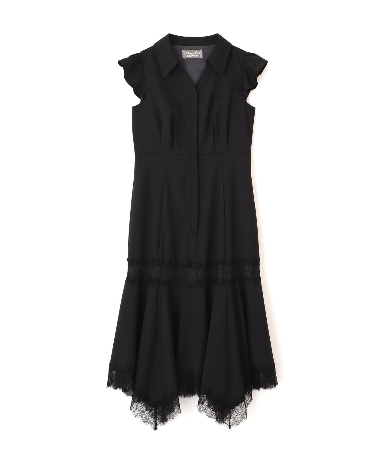 レーストリムシャツワンピース | PROPORTION BODY DRESSING