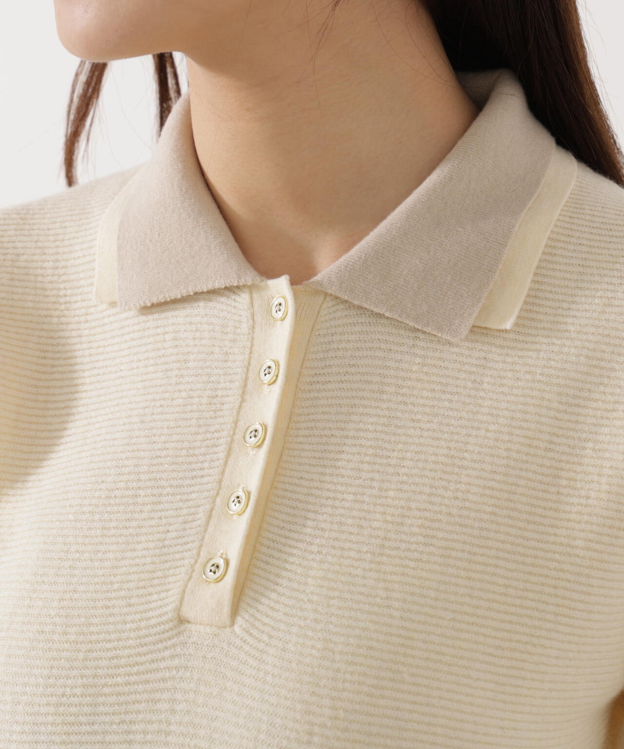 EDIT COLOGNE》ポロミニニットワンピース | PROPORTION BODY DRESSING