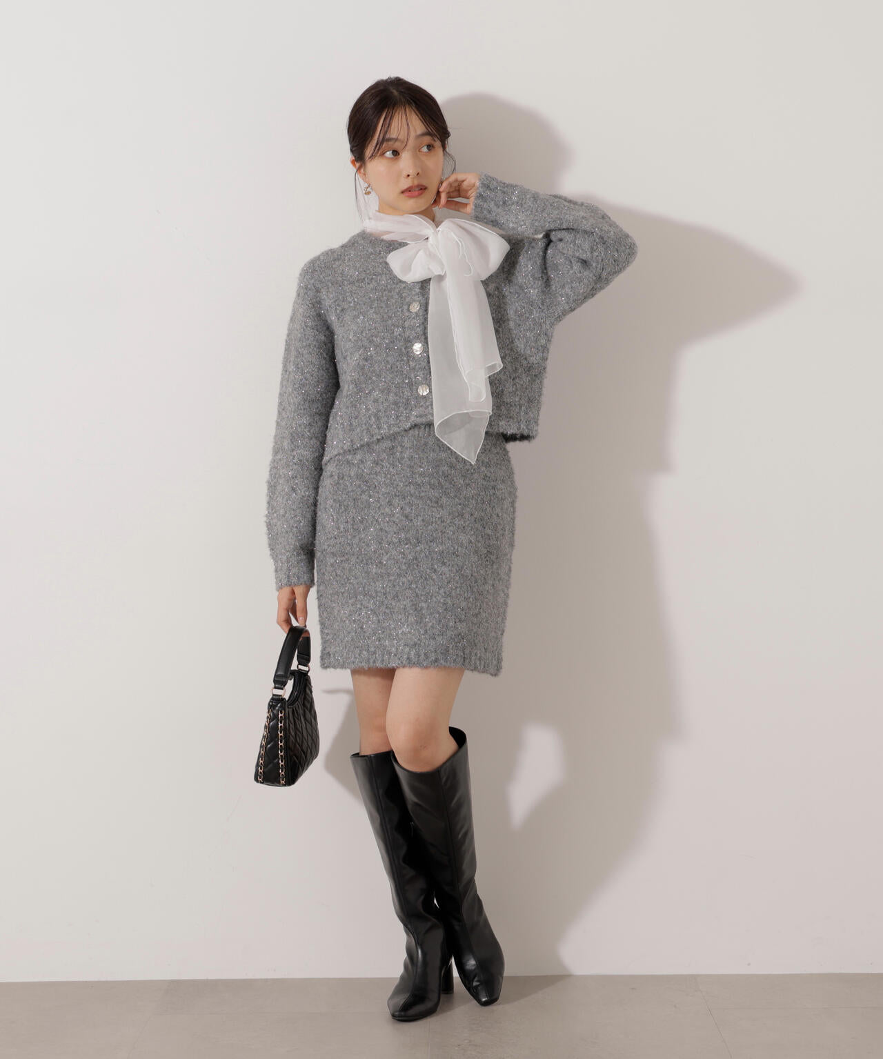 EDIT COLOGNE》サイドリボンニットSETUP | PROPORTION BODY DRESSING