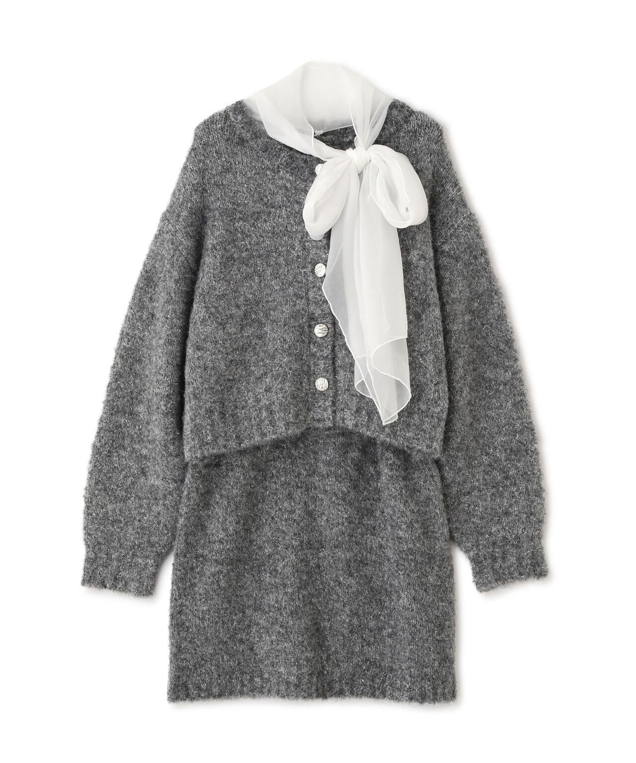 《EDIT COLOGNE》サイドリボンニットSETUP