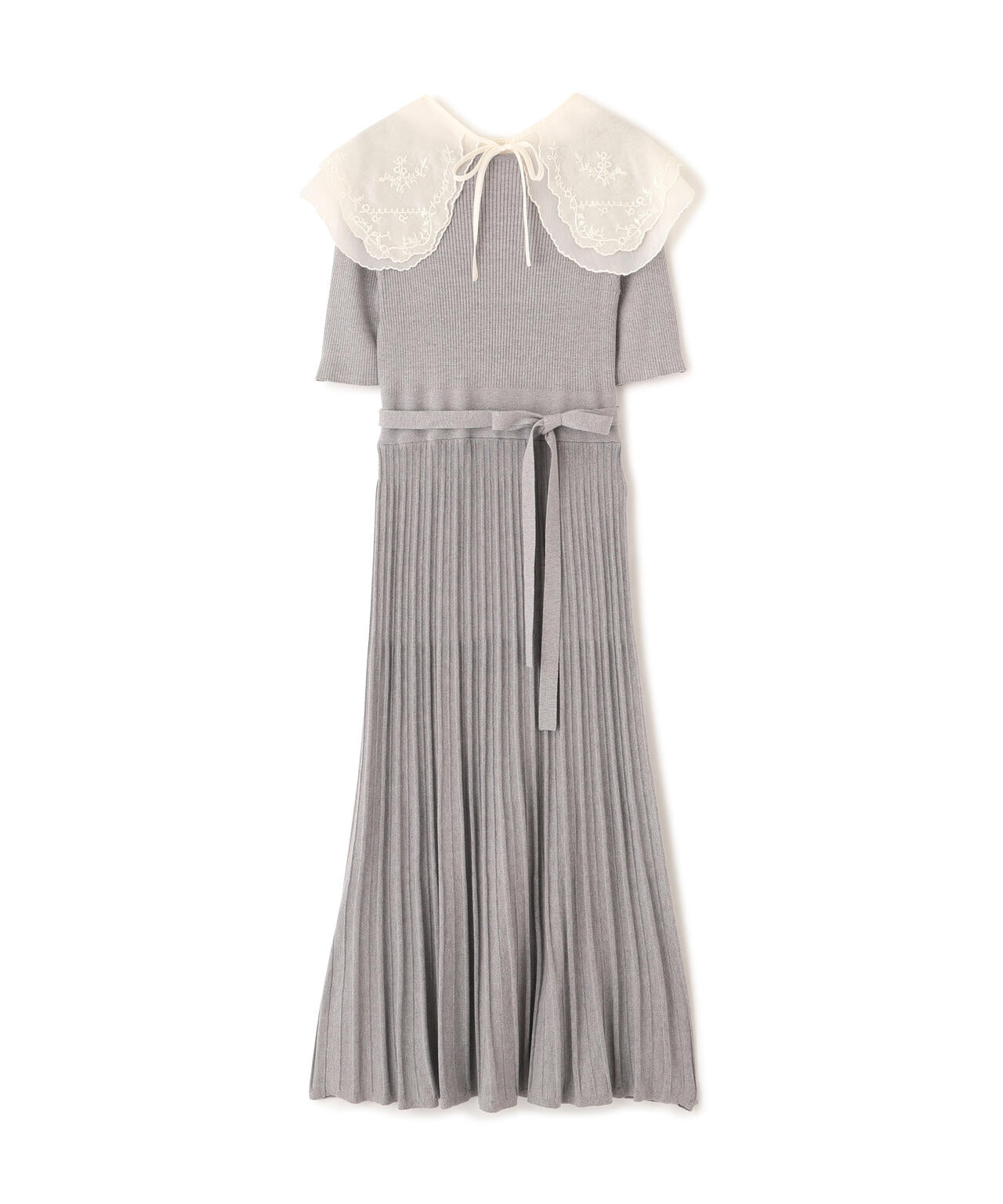 《EDIT COLOGNE》レースカラー2wayニットワンピース