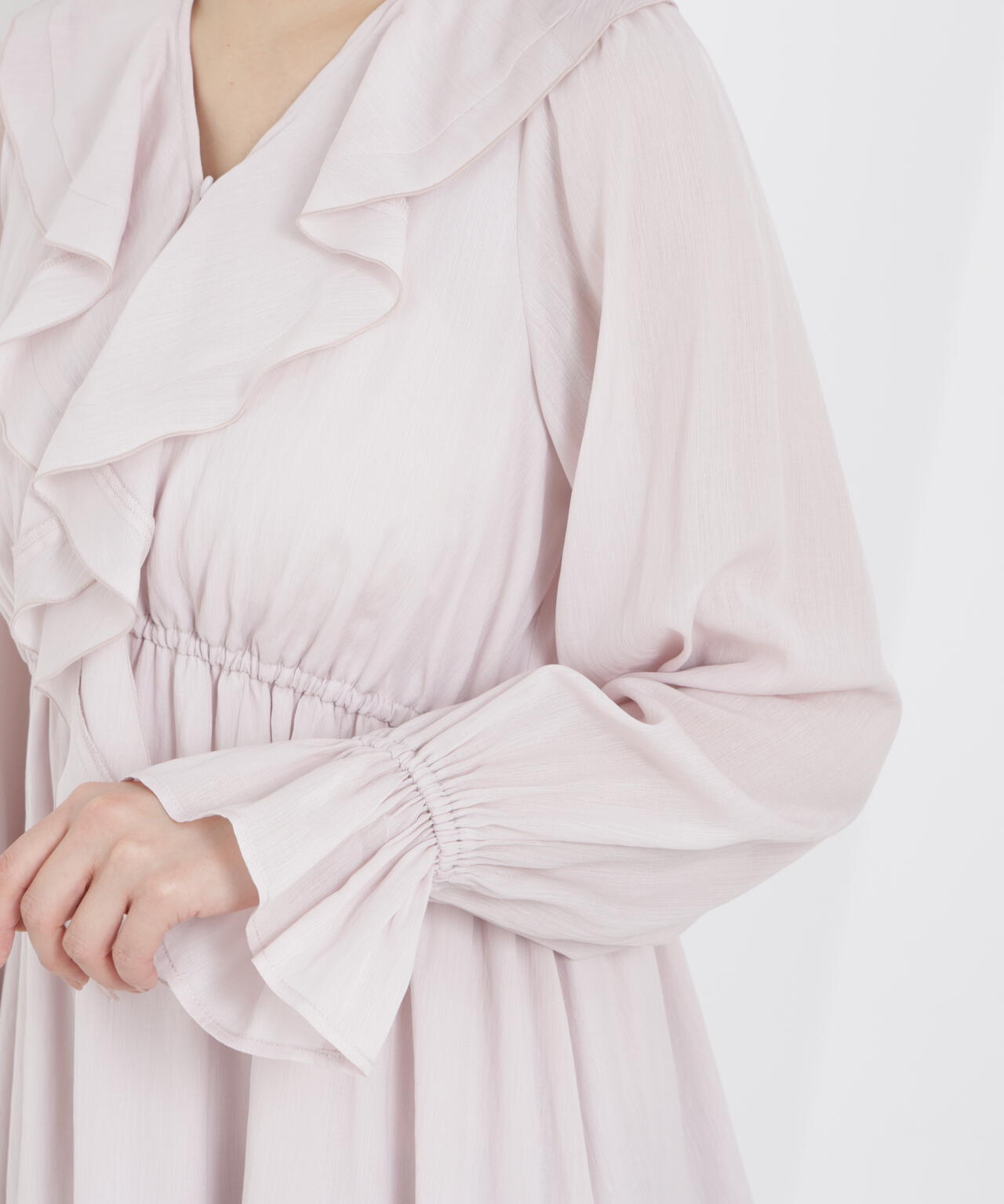 《EDIT COLOGNE》ラッフルミニワンピース【WEB・一部店舗限定】