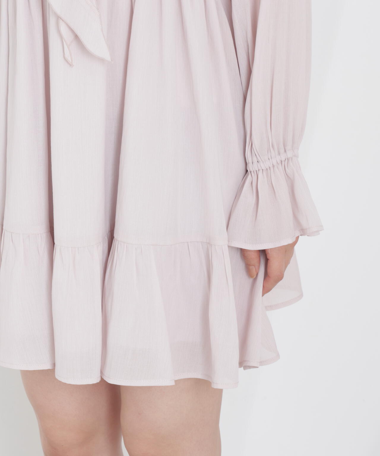 《EDIT COLOGNE》ラッフルミニワンピース【WEB・一部店舗限定】