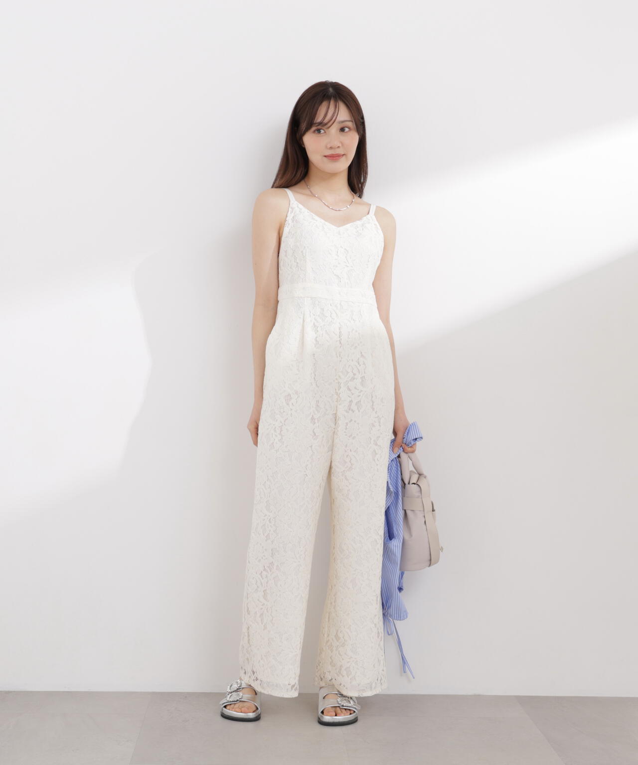 【美品】　DRESSTERIOR レースオールインワン EDIT COLOGNE〉レースオールインワン | PROPORTION BODY DRESSING