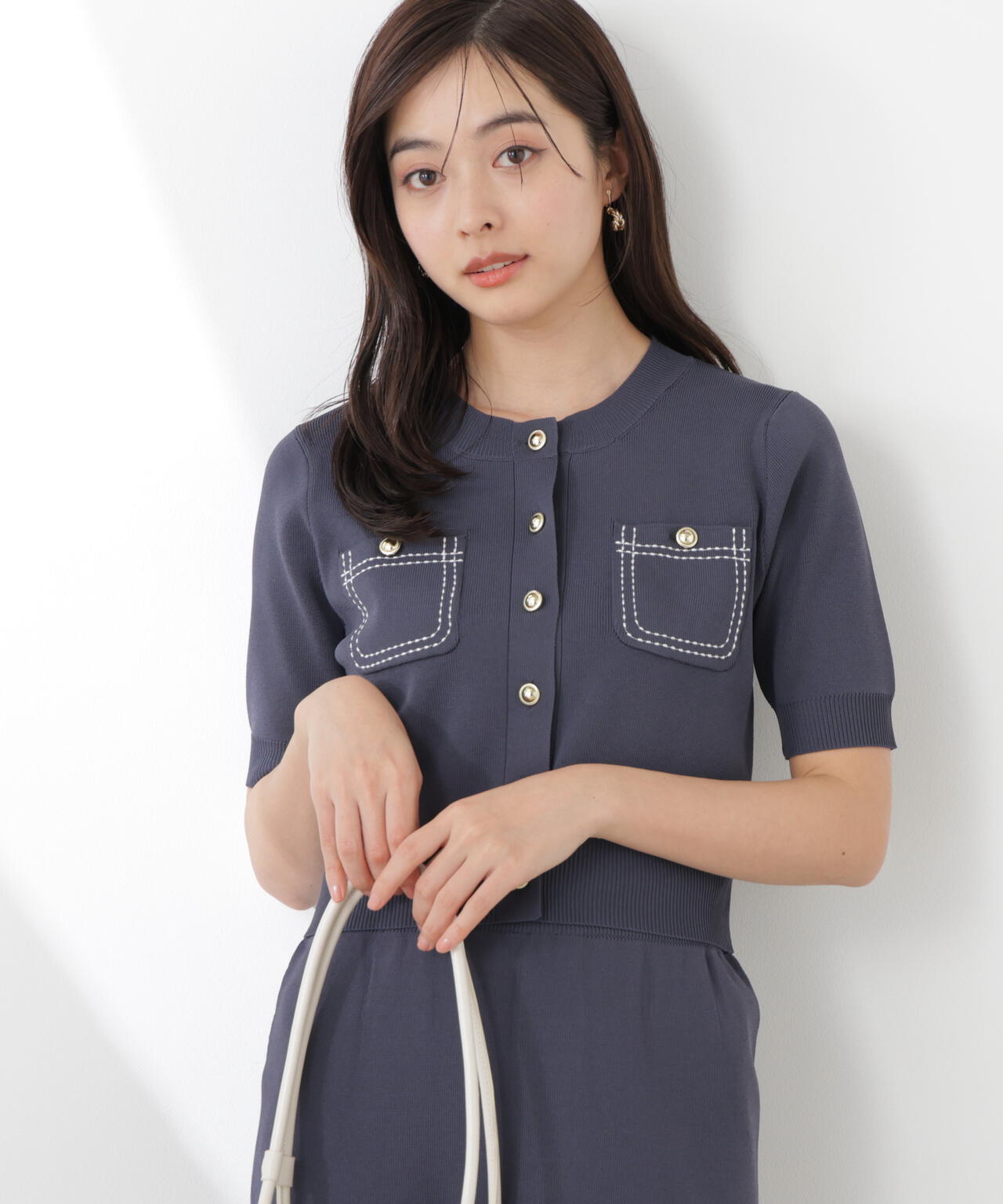 165cm B:82 W:59 H:86 S:25cm 着用サイズ：M