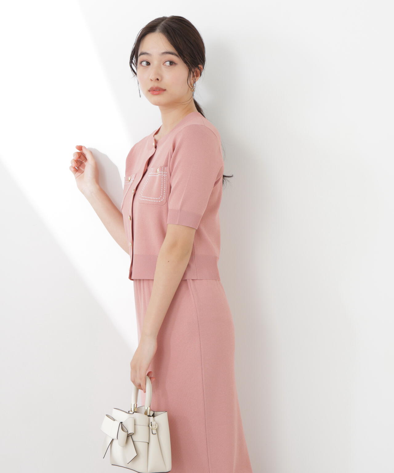 165cm B:82 W:59 H:86 S:25cm 着用サイズ：M