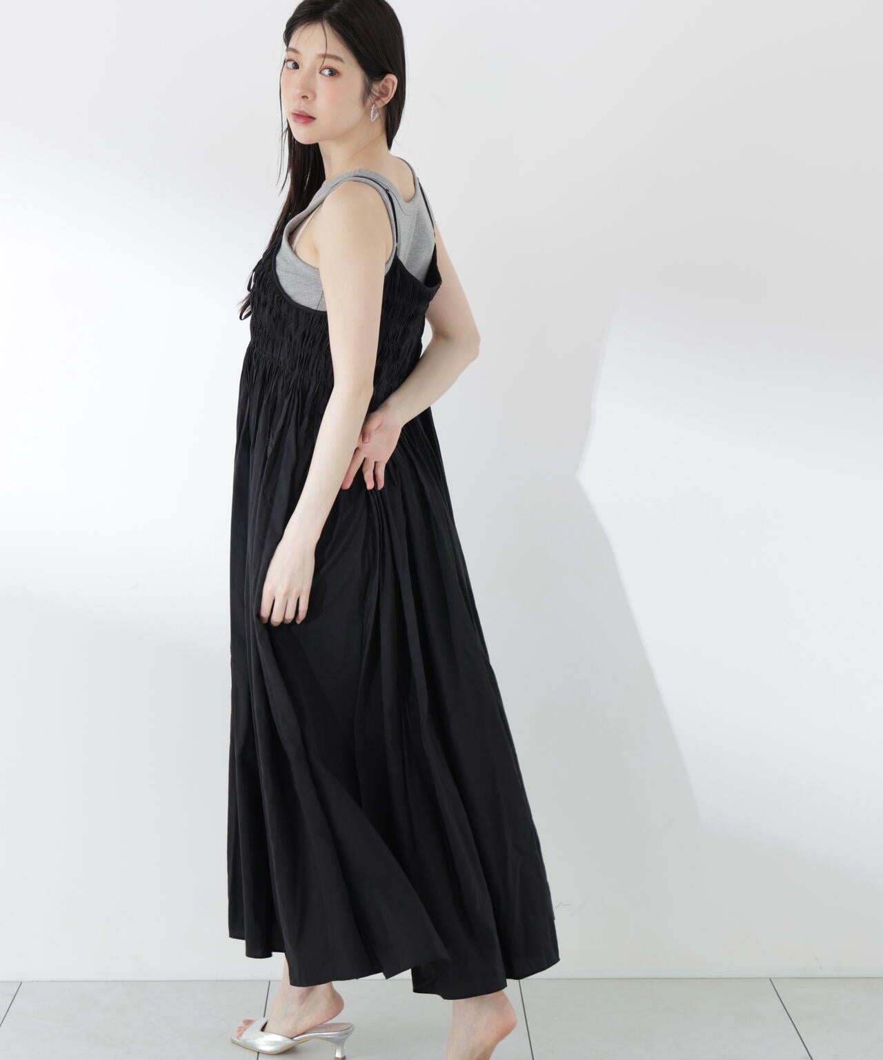 a/mie〉タックキャミワンピース | PROPORTION BODY DRESSING