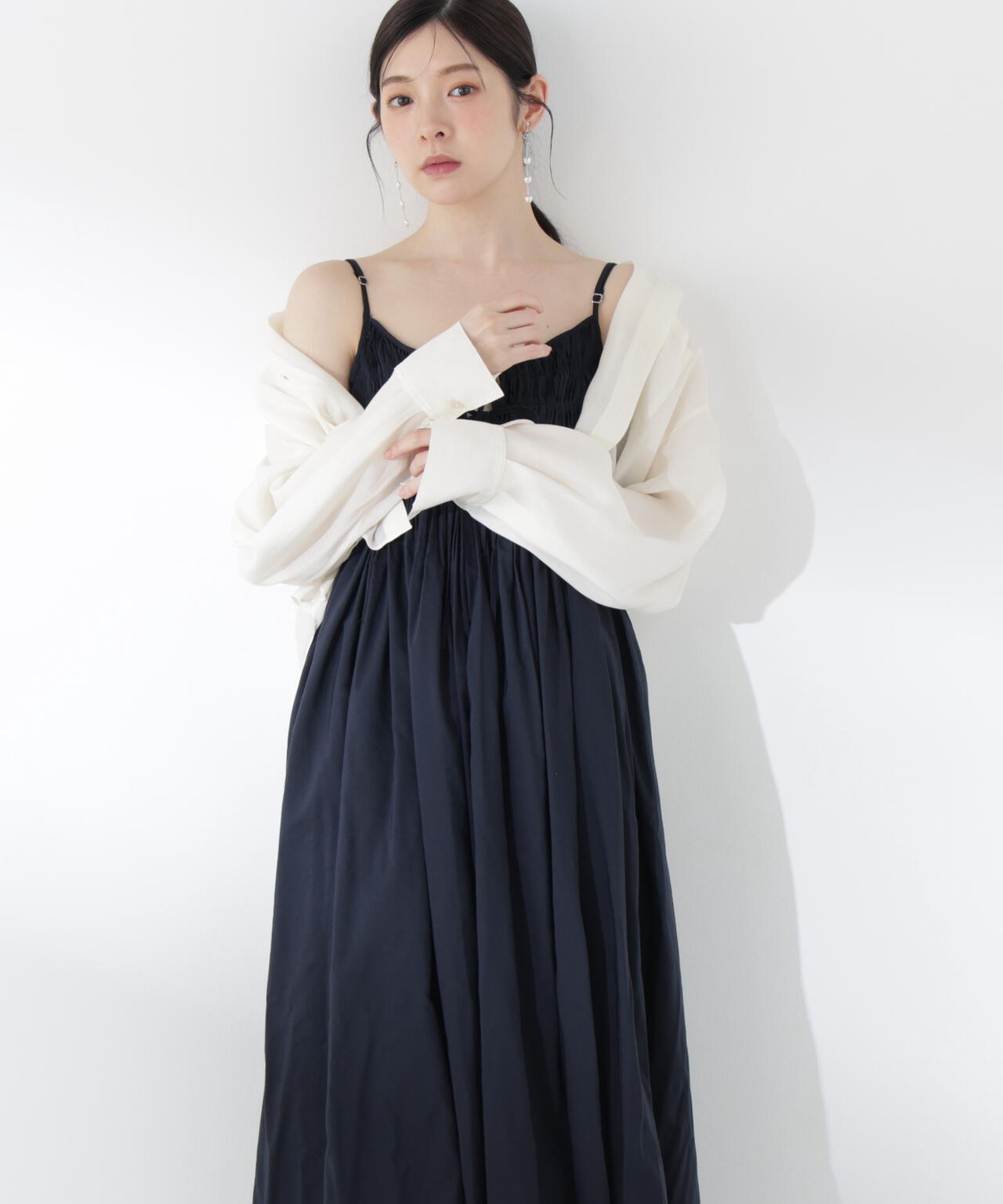 a/mie〉タックキャミワンピース | PROPORTION BODY DRESSING