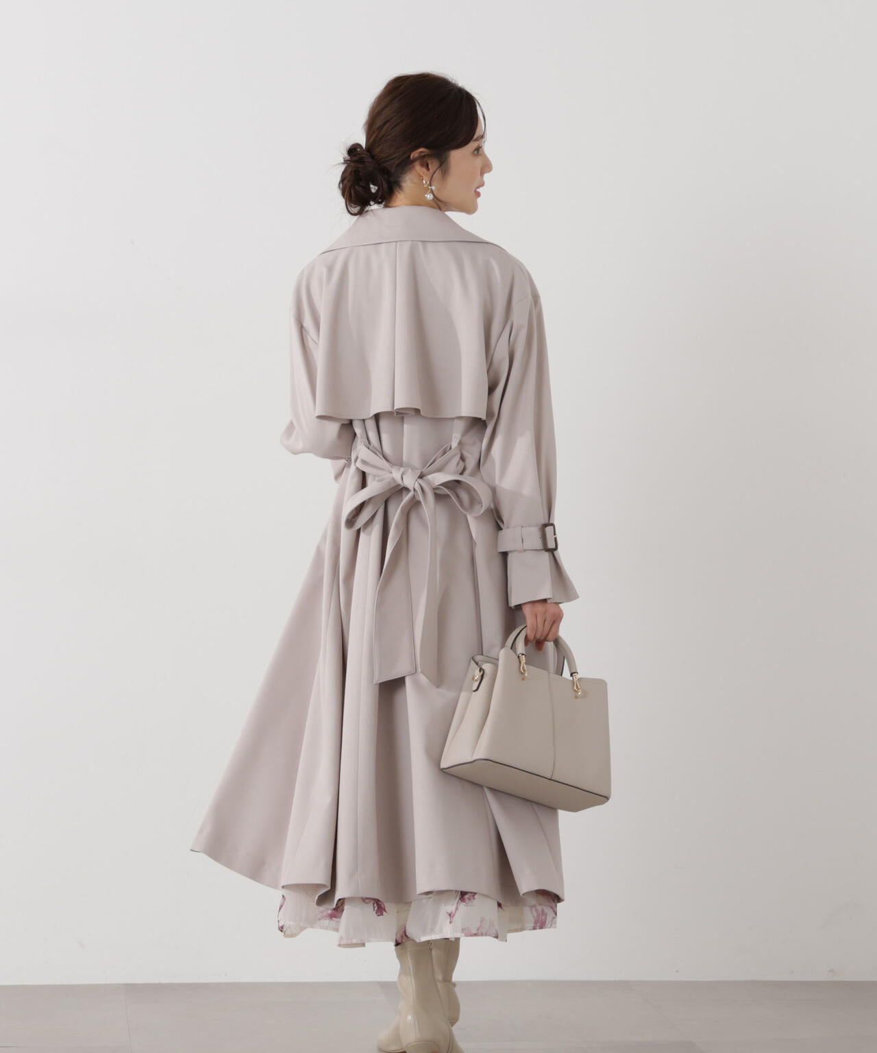 ＜防シワ/花粉リリース＞ベーシックトレンチコート