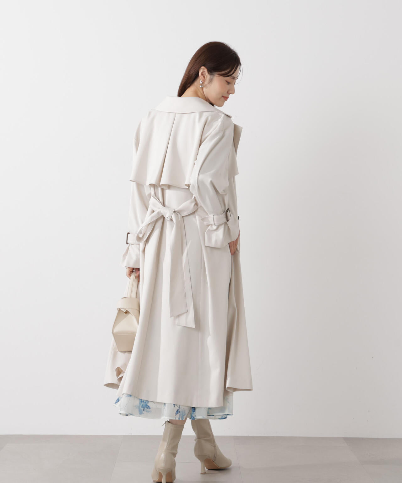 ＜防シワ/花粉リリース＞ベーシックトレンチコート