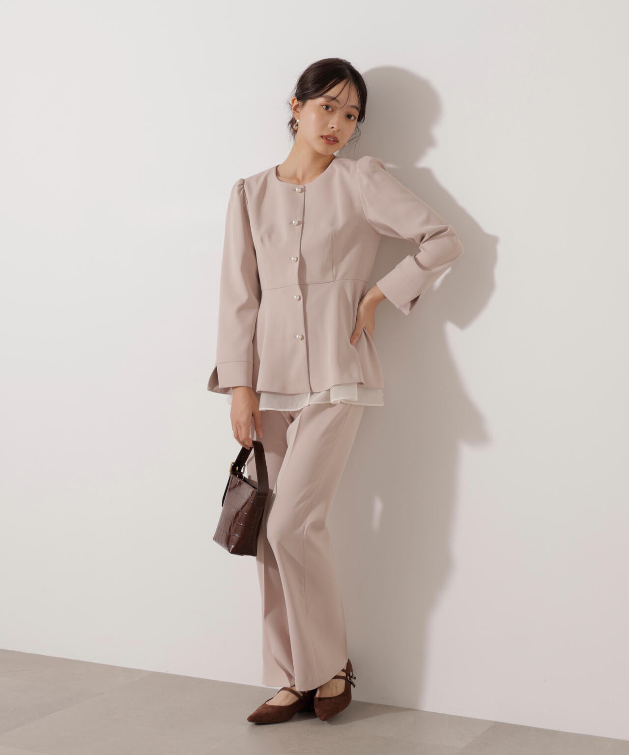 セットアップ対応＞ペプラムジャケット | PROPORTION BODY DRESSING