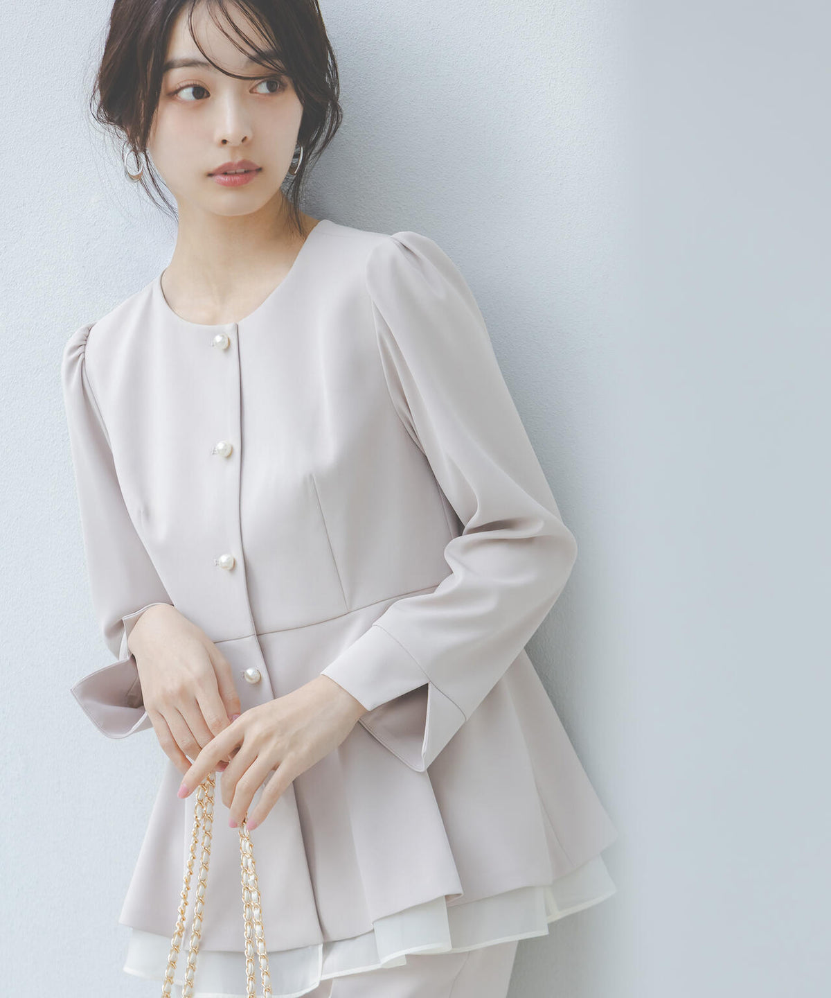 セットアップ対応＞ペプラムジャケット | PROPORTION BODY DRESSING 