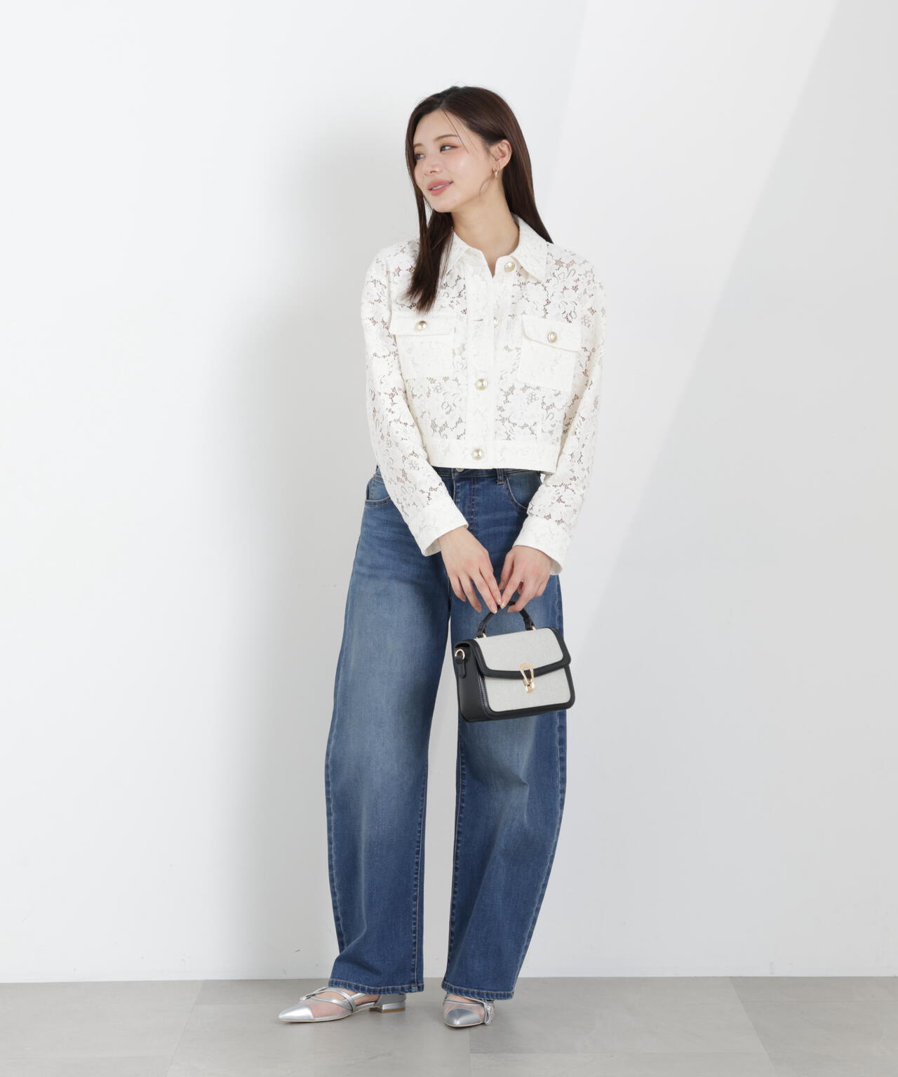 ■未使用品  BODY DRESSING レースオンレース トップス レースブルゾン | PROPORTION BODY DRESSING（プロポーションボディ