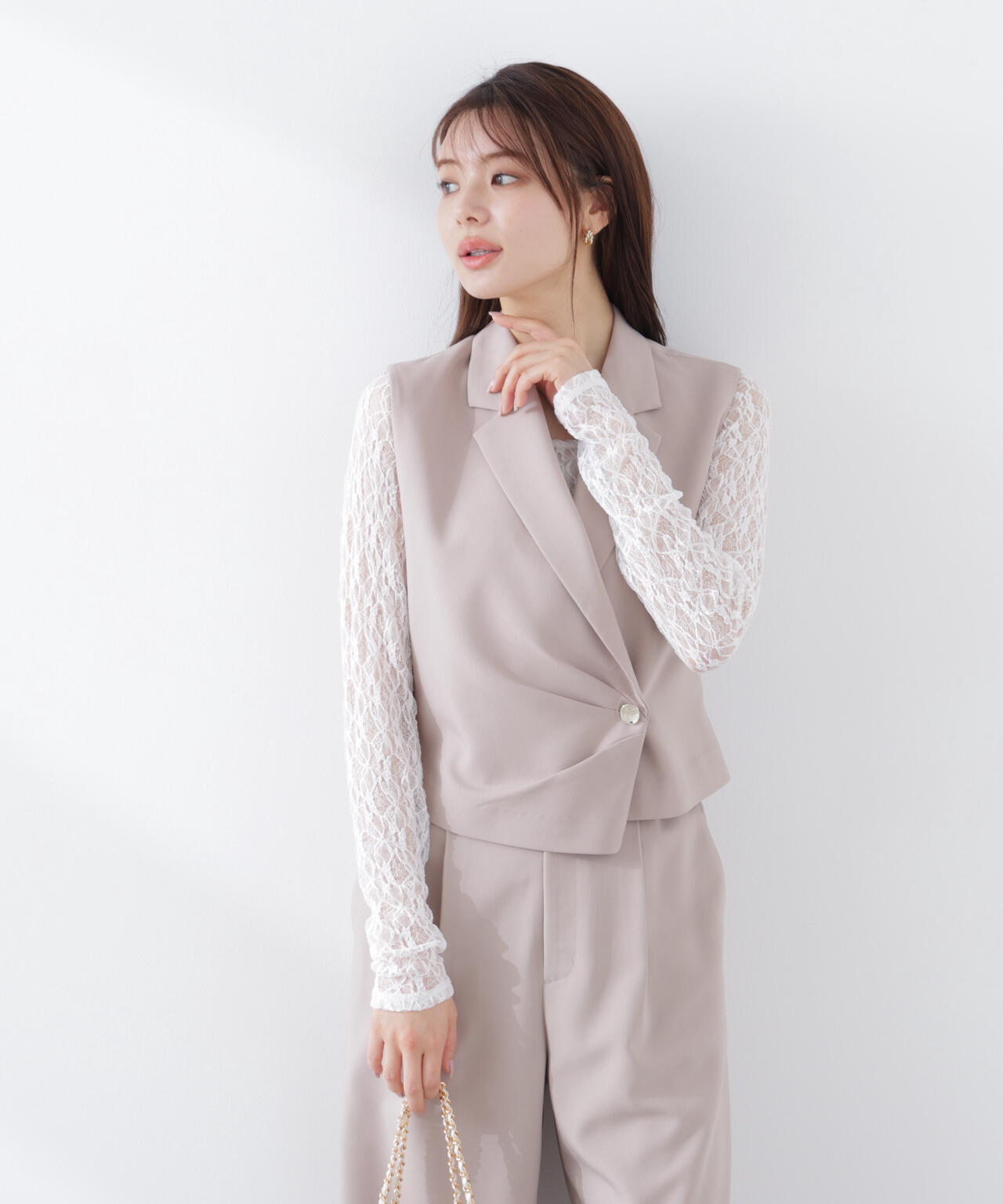タックアシメジレ | PROPORTION BODY DRESSING（プロポーションボディ