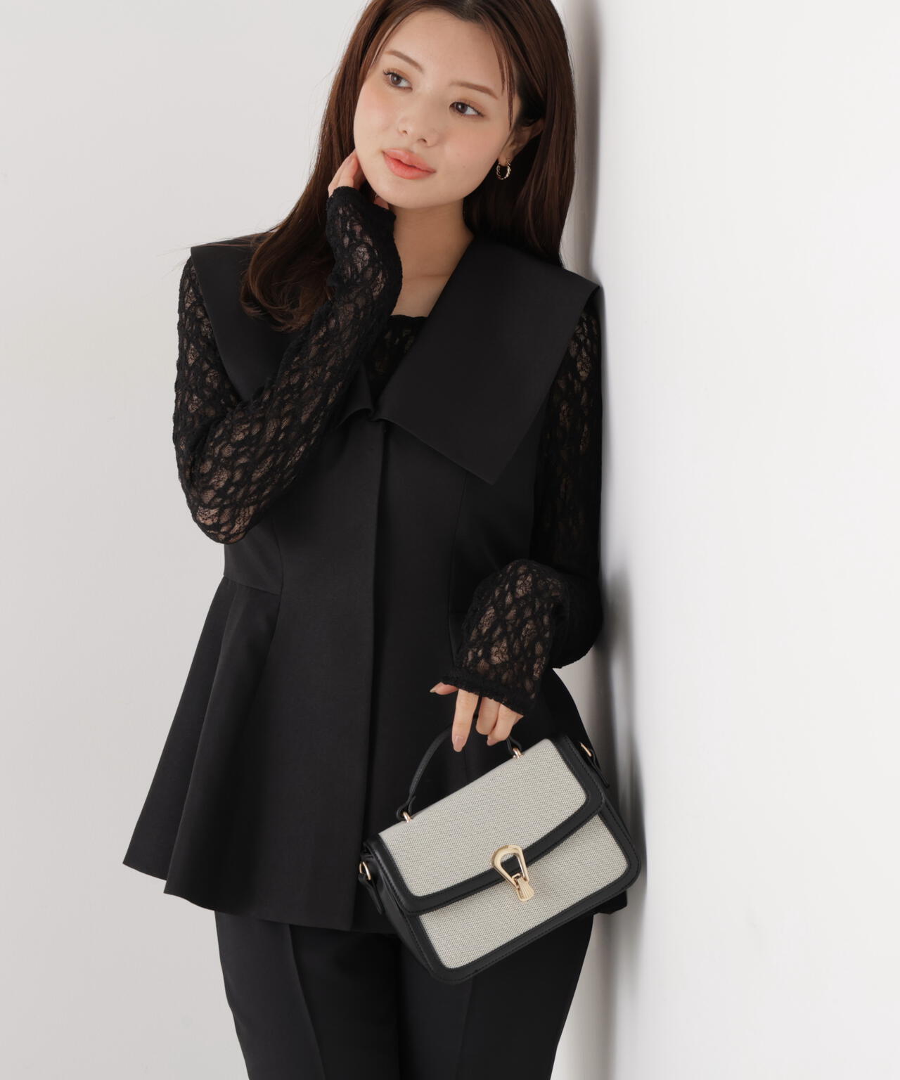 a/mie〉ビッグカラージレ | PROPORTION BODY DRESSING（プロポーション