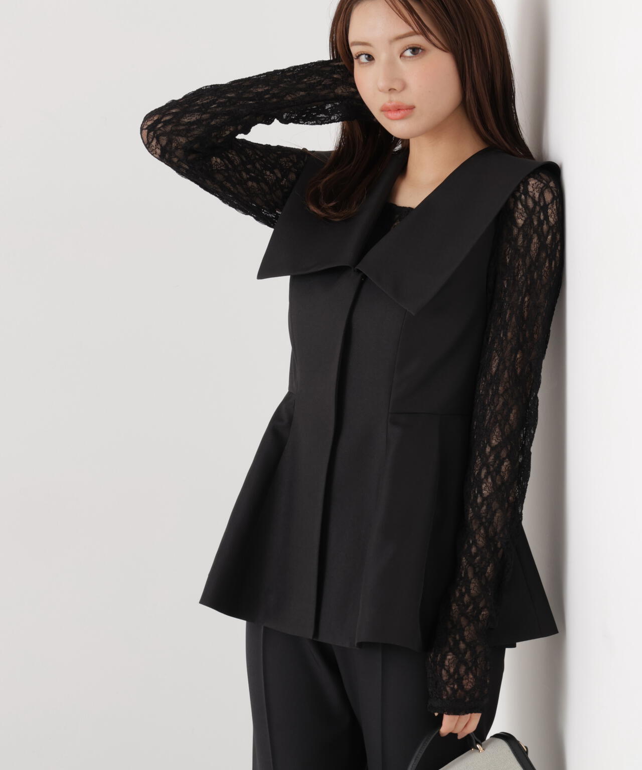 a/mie〉ビッグカラージレ | PROPORTION BODY DRESSING（プロポーション