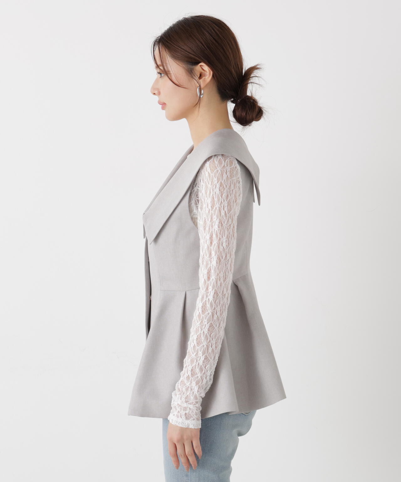 a/mie〉ビッグカラージレ | PROPORTION BODY DRESSING（プロポーション