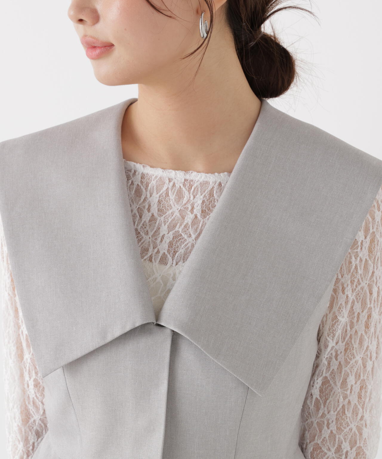 a/mie〉ビッグカラージレ | PROPORTION BODY DRESSING（プロポーション