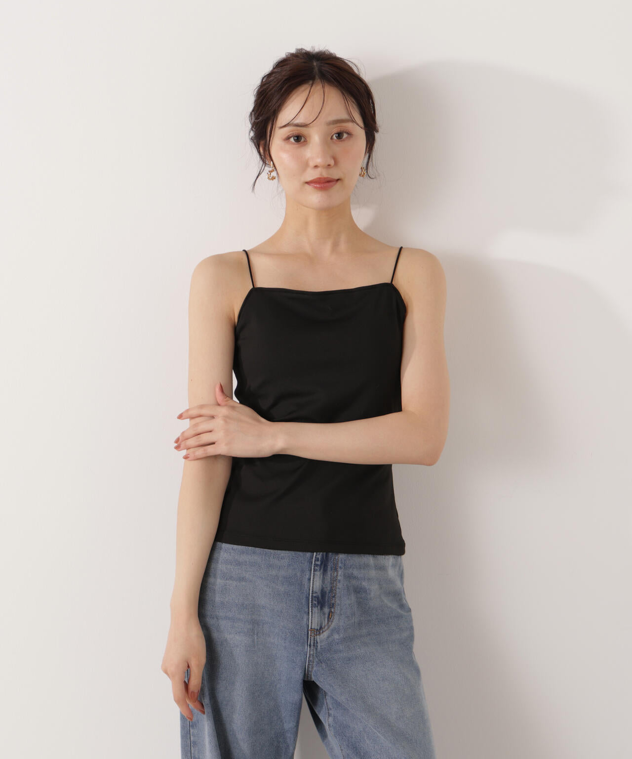 ちら見えガード安心カップ付キャミソール | PROPORTION BODY DRESSING