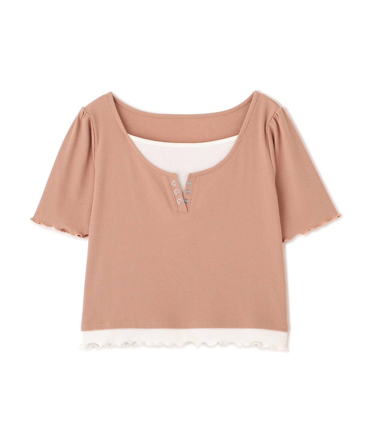 見せかけヘンリーネックカットソー | PROPORTION BODY DRESSING