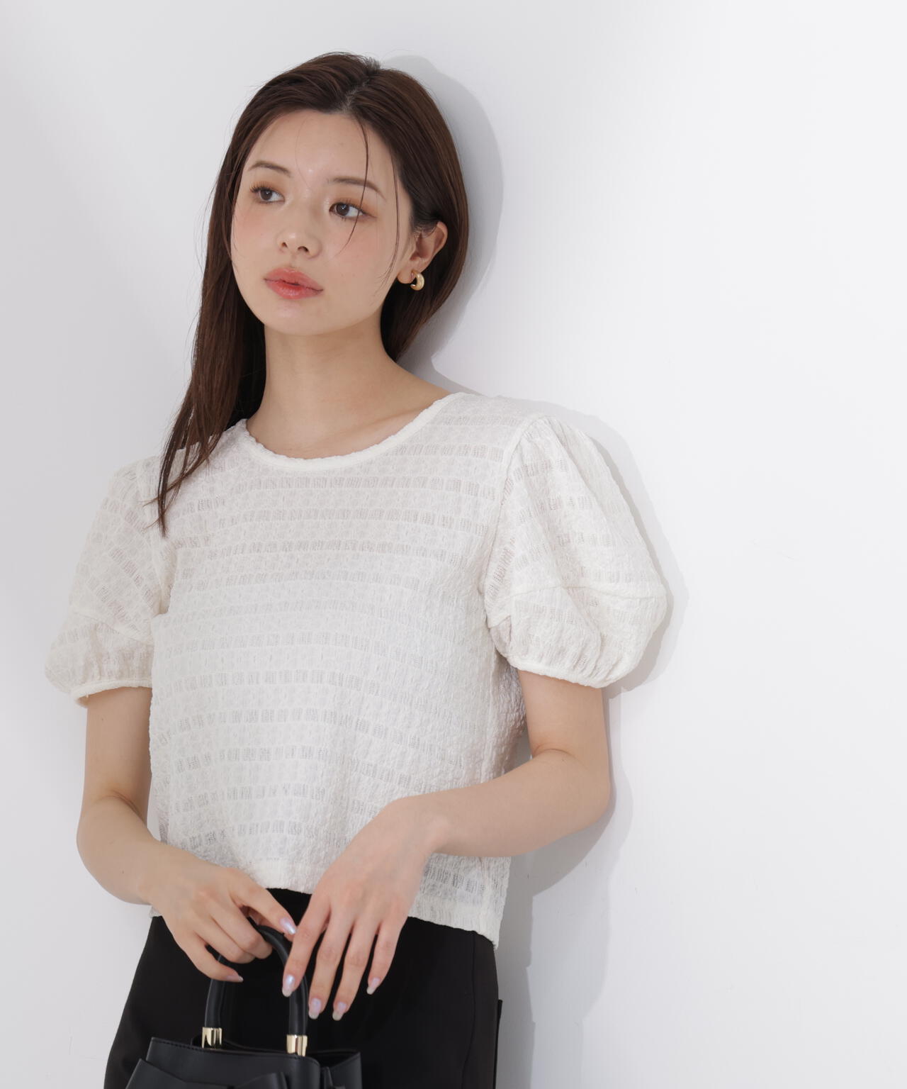 バックオープンパフスリーブトップス | PROPORTION BODY DRESSING