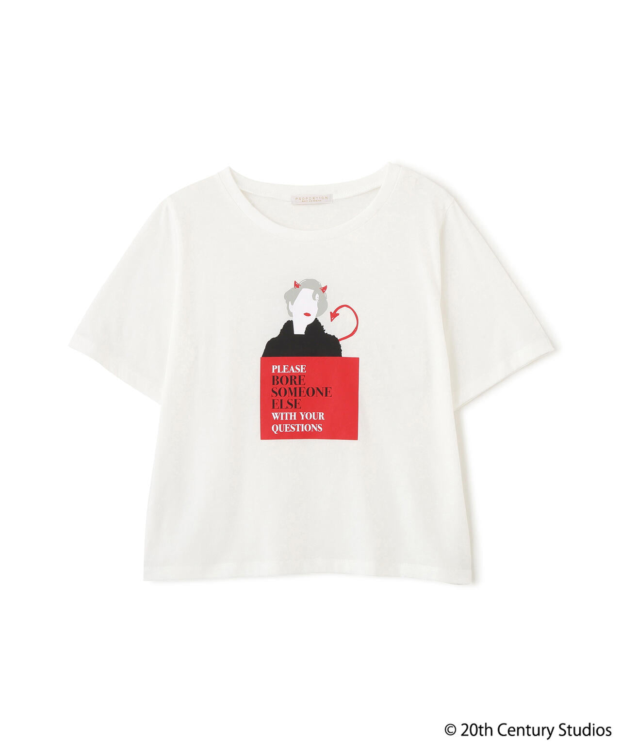 プラダを着た悪魔／フロントプリントTシャツ | PROPORTION BODY