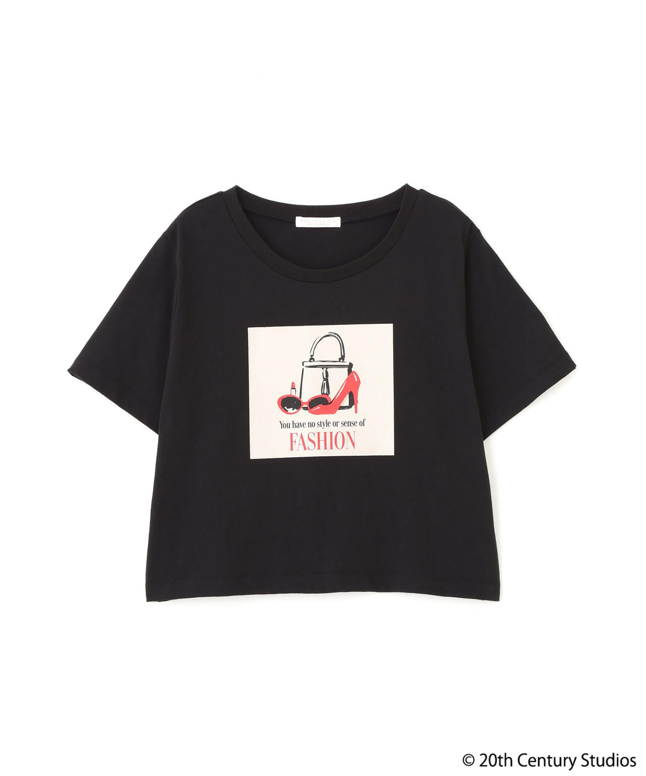 プラダを着た悪魔／フロントプリントコンパクトTシャツ | PROPORTION