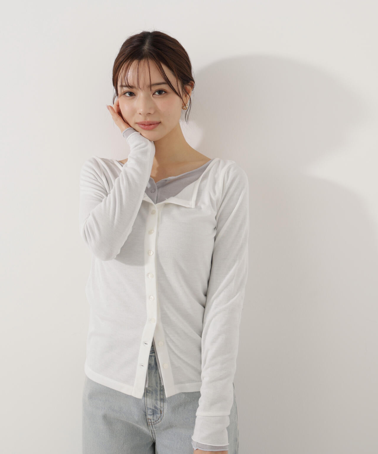 a/mie〉シアーカットソー | PROPORTION BODY DRESSING（プロポーション