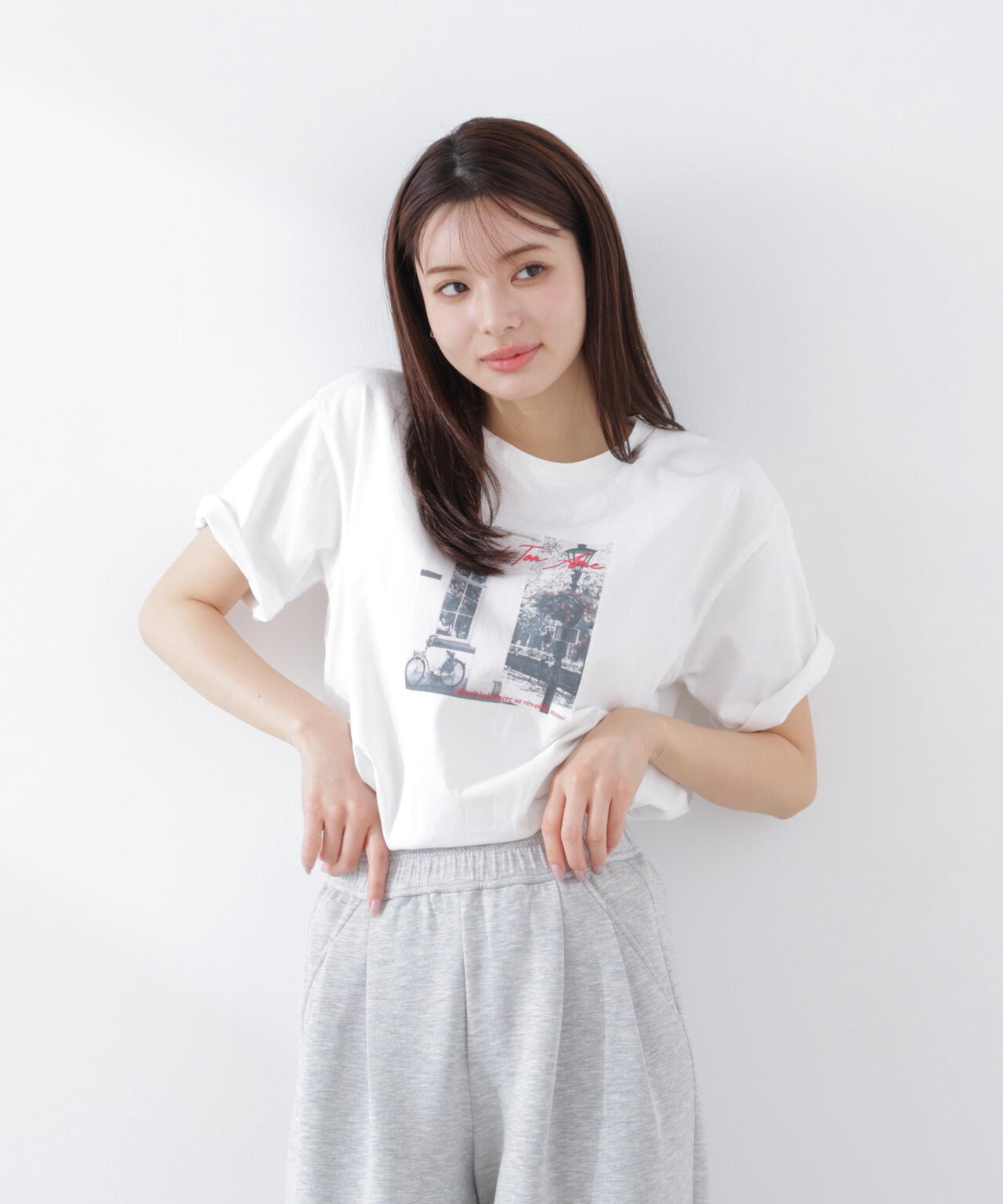 a/mie〉フォトプリントT | PROPORTION BODY DRESSING（プロポーション