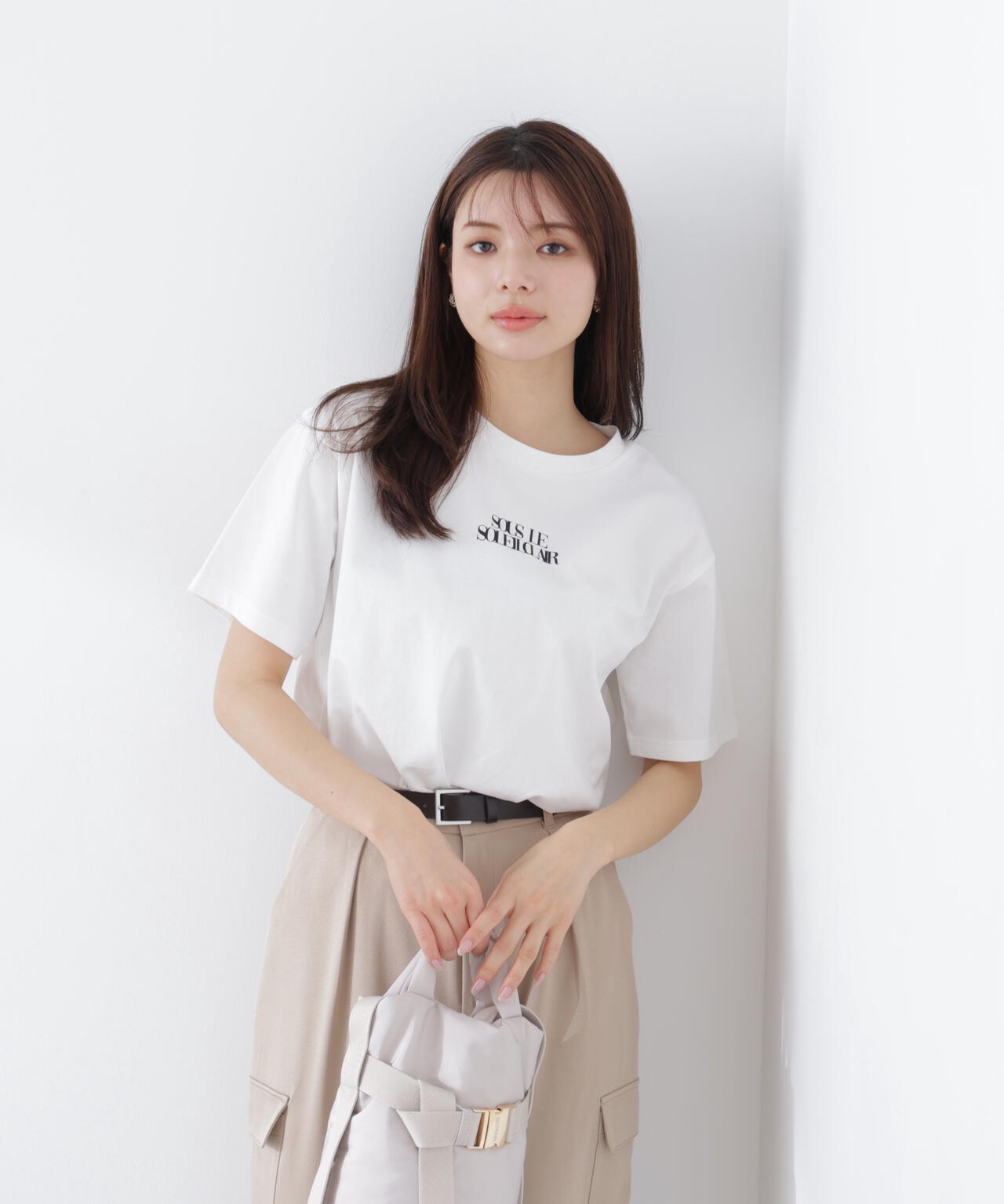 〈a/mie〉フォトプリントT