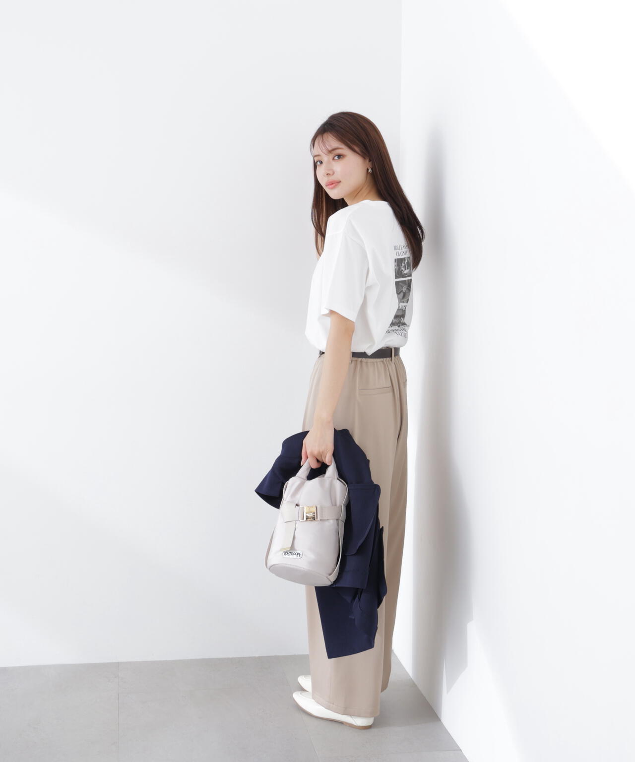 〈a/mie〉フォトプリントT