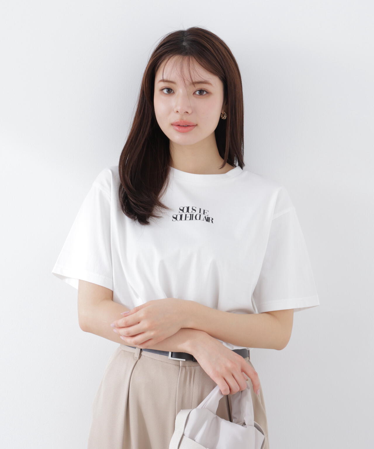 〈a/mie〉フォトプリントT