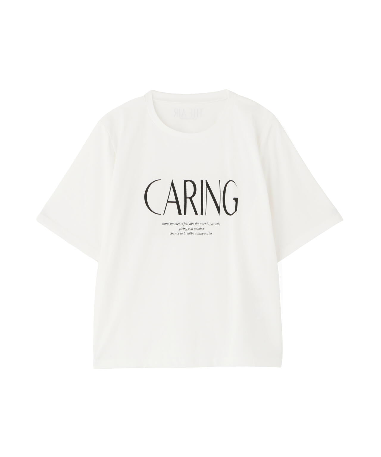 【6/5～6/7 オンライン限定2buy10%OFF対象】＜加藤栞さん着用＞〈a/mie〉グラフィックTシャツ