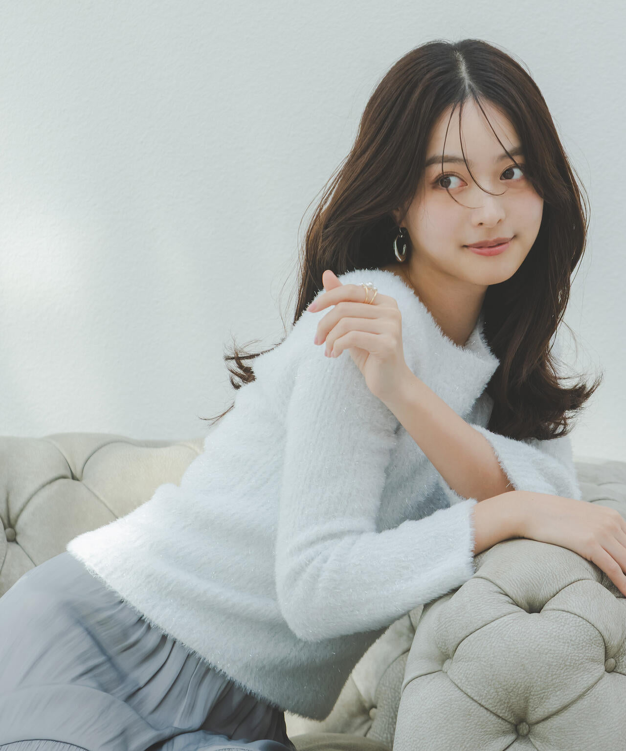 ラメフェザーボートネックニット | PROPORTION BODY DRESSING