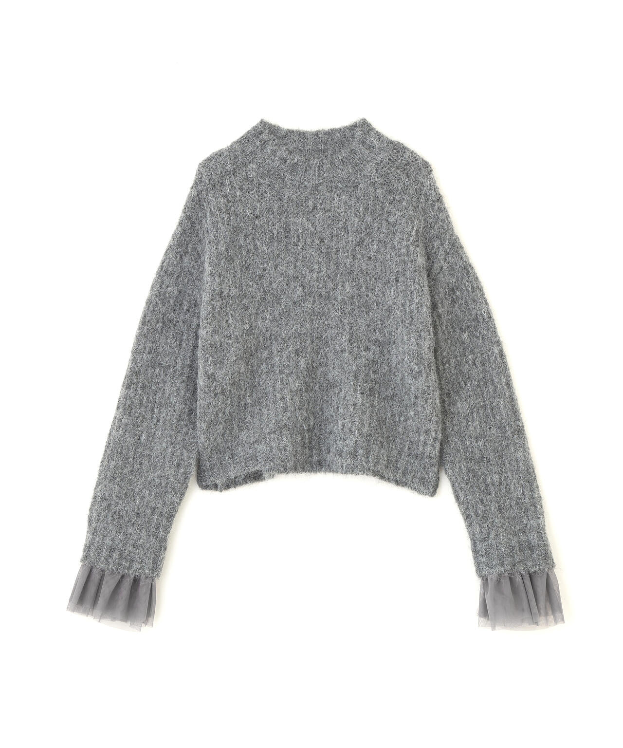 ウォッシャブル>チュールスリーブボックスニット | PROPORTION BODY